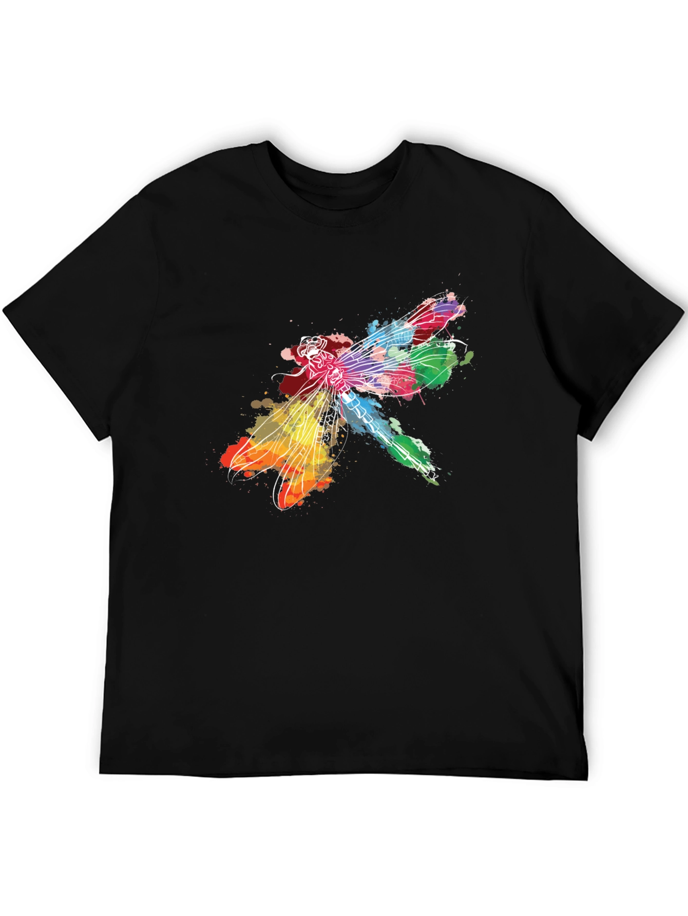 Rainbow Dragonfly Graphic Tee