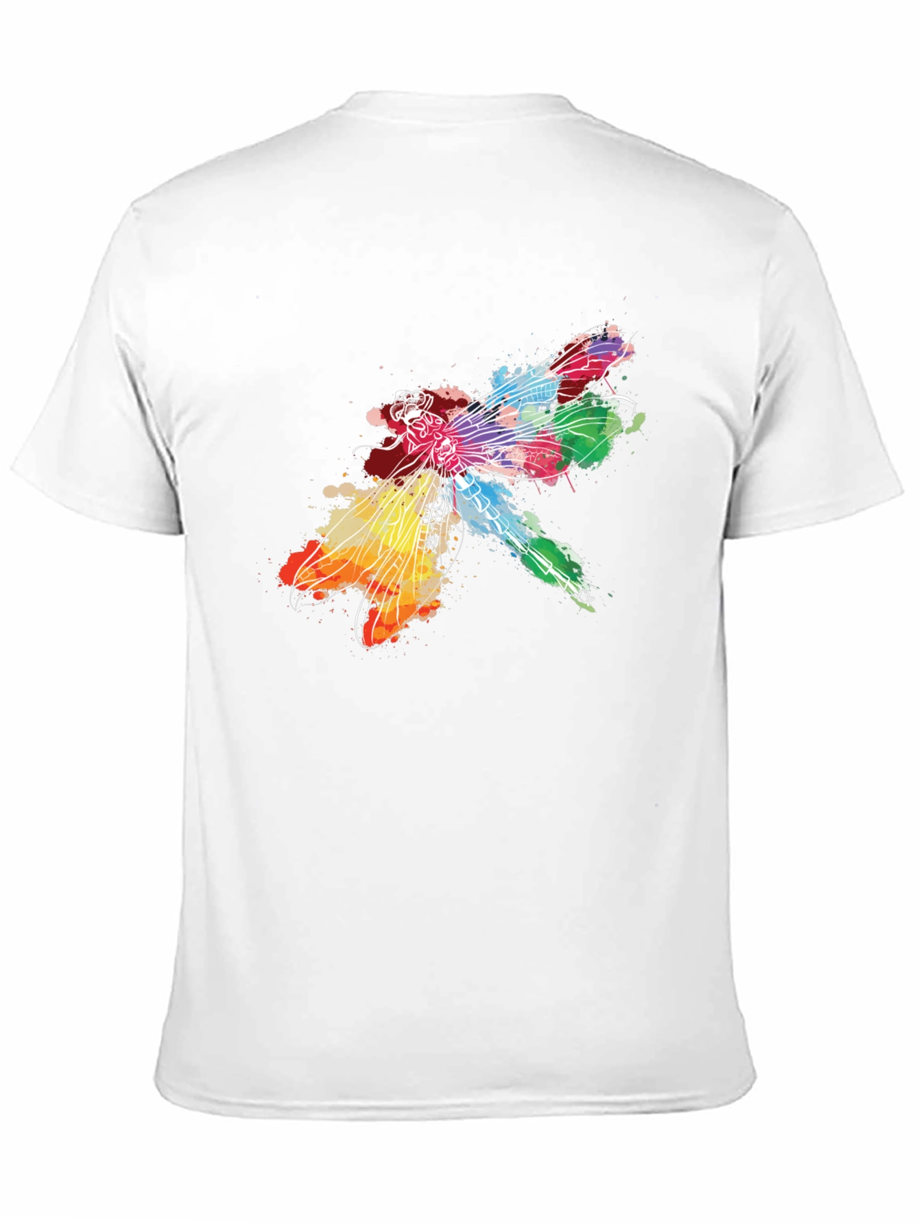 Rainbow Dragonfly Graphic Tee
