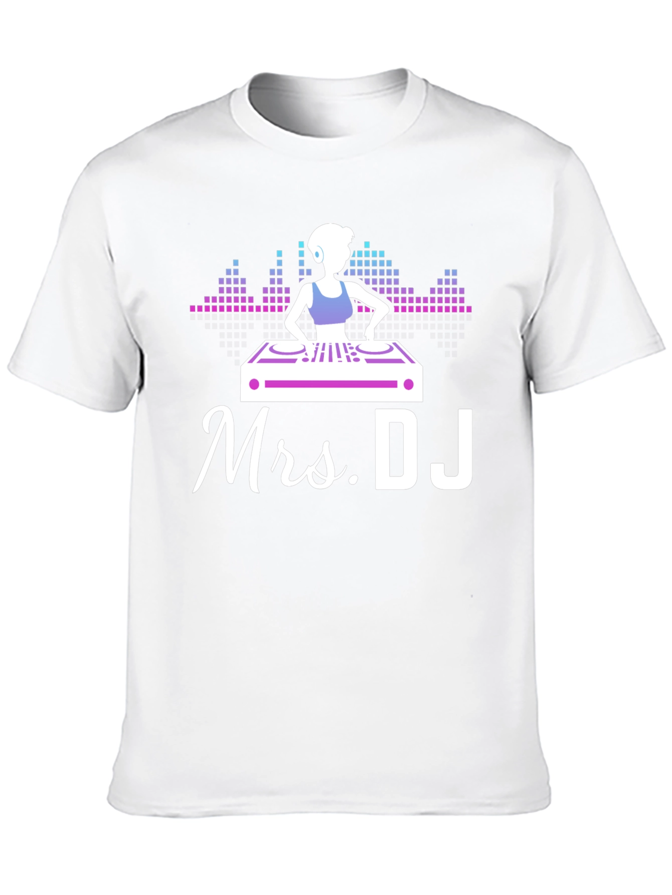 Mrs. DJ T-Shirt - Fun Music Lover Tee