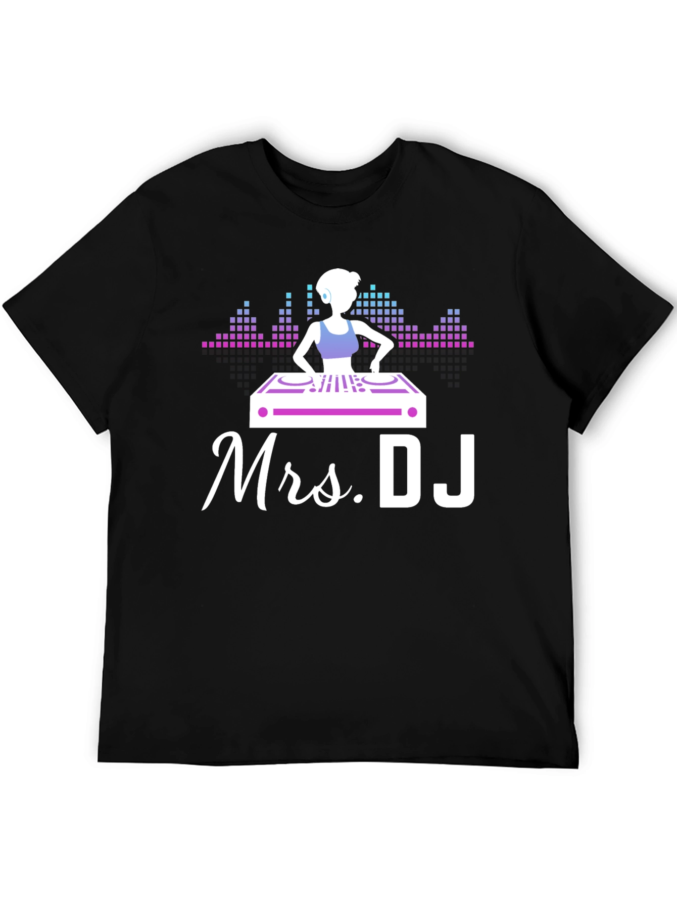 Mrs. DJ T-Shirt - Fun Music Lover Tee