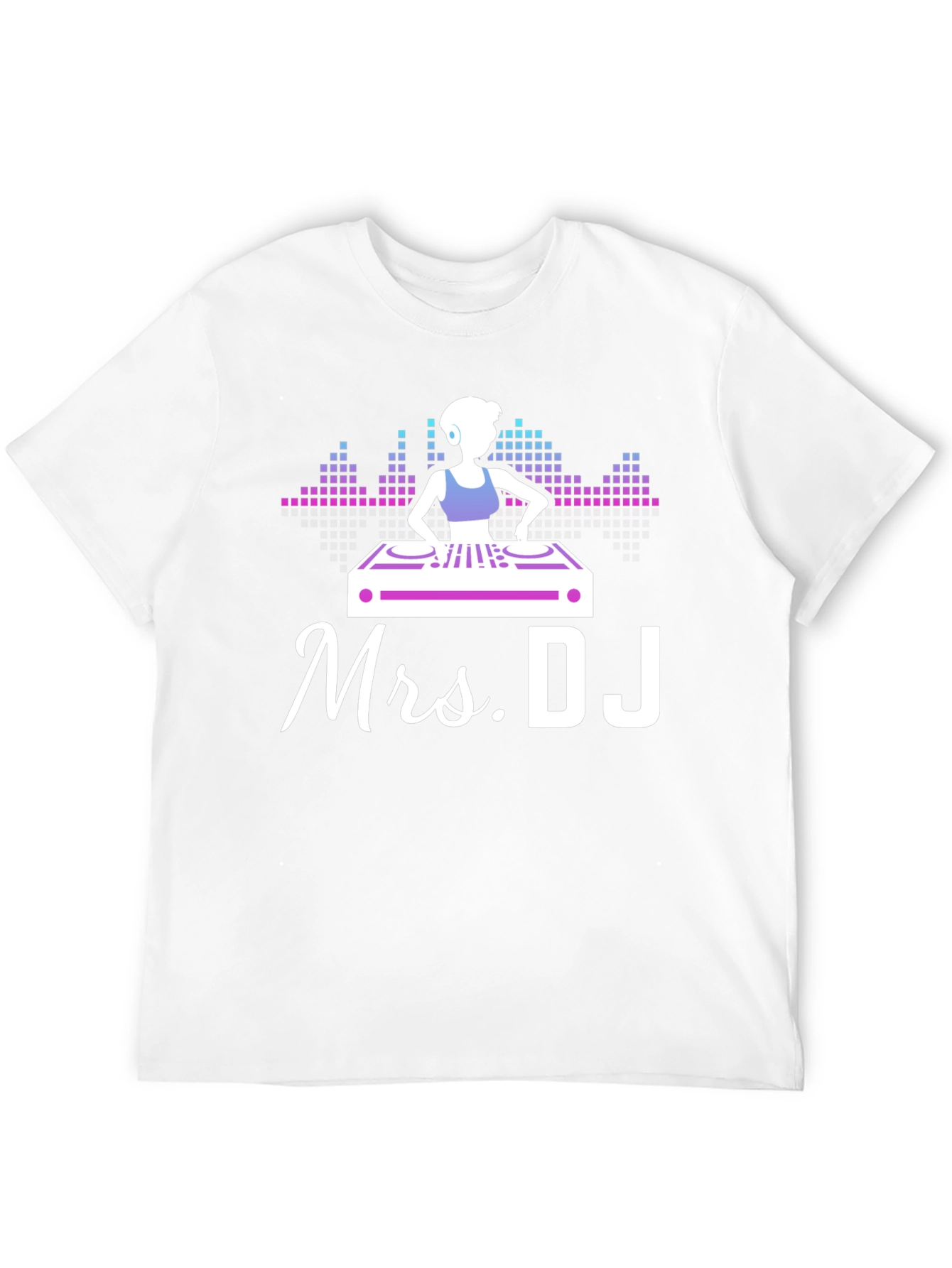 Mrs. DJ T-Shirt - Fun Music Lover Tee