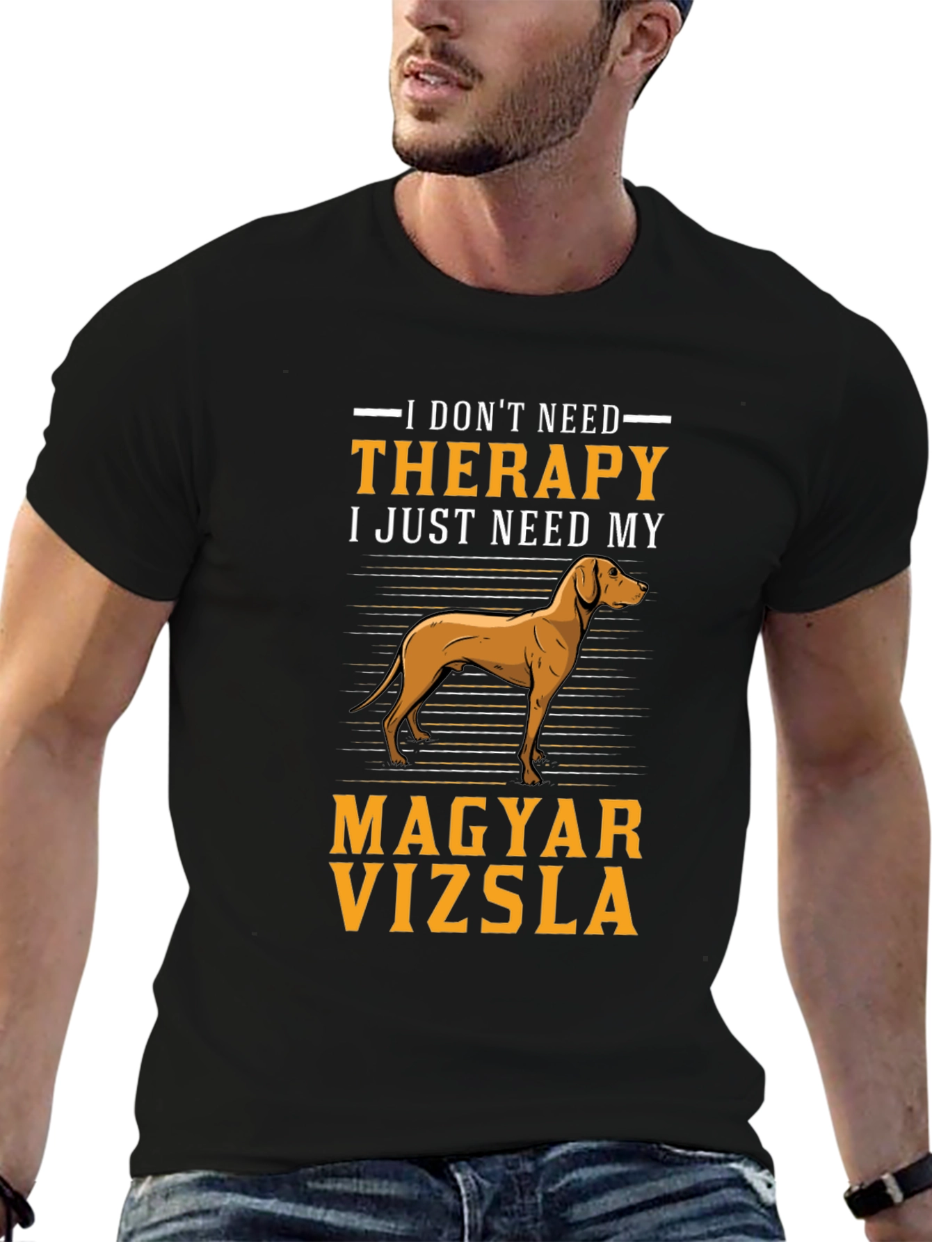 Magyar Vizsla Dog T-Shirt - Therapy Humor Tee