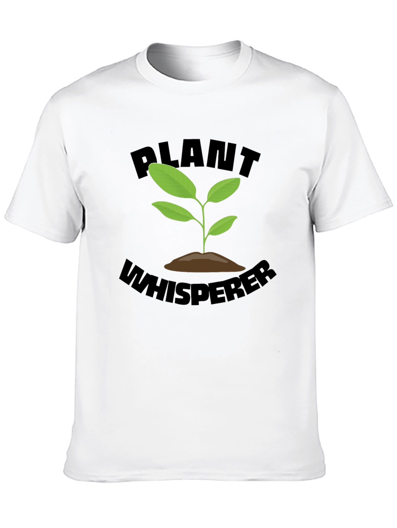 Plant Whisperer Black T-Shirt - Gardening Tee