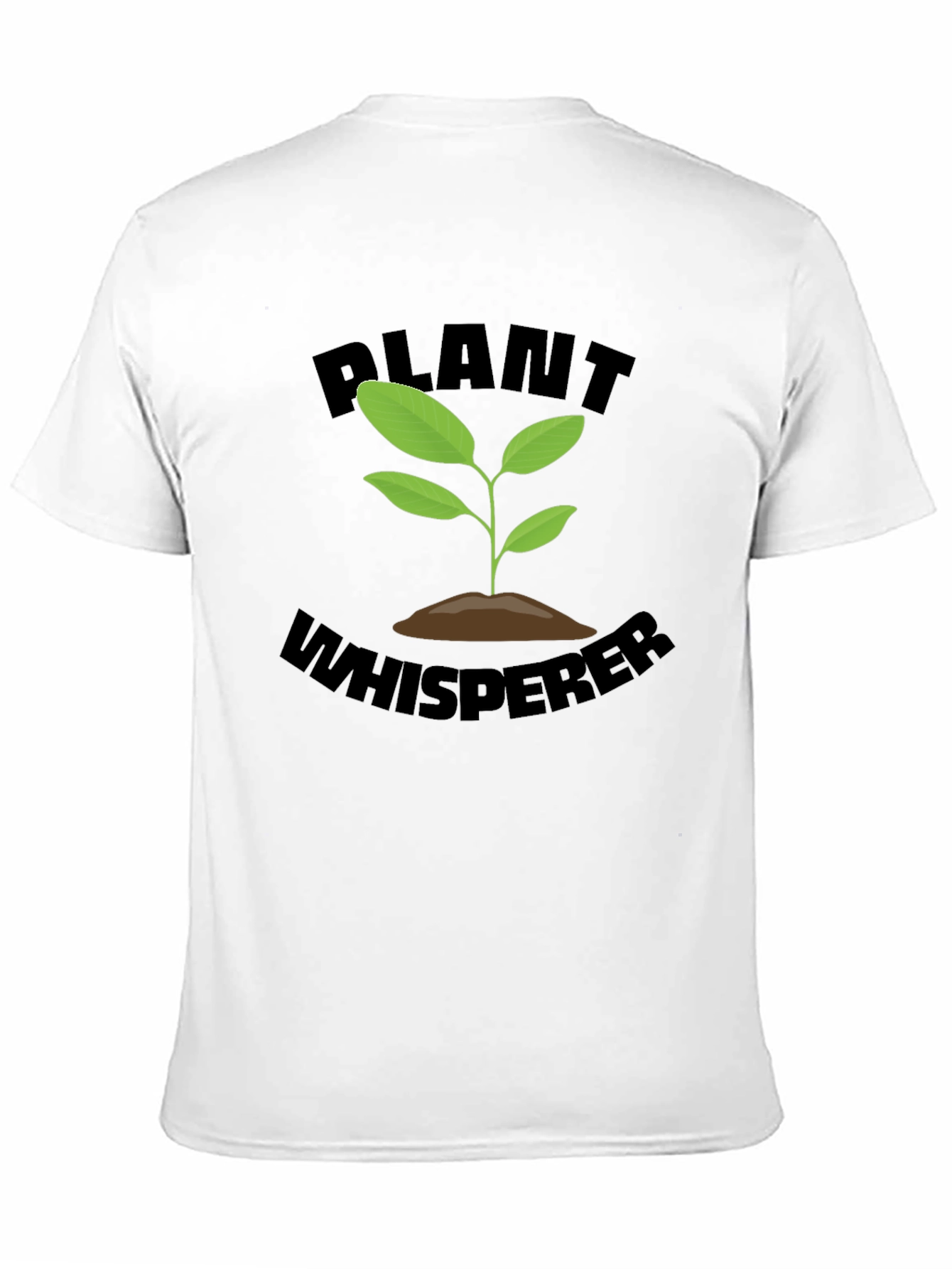 Plant Whisperer Black T-Shirt - Gardening Tee