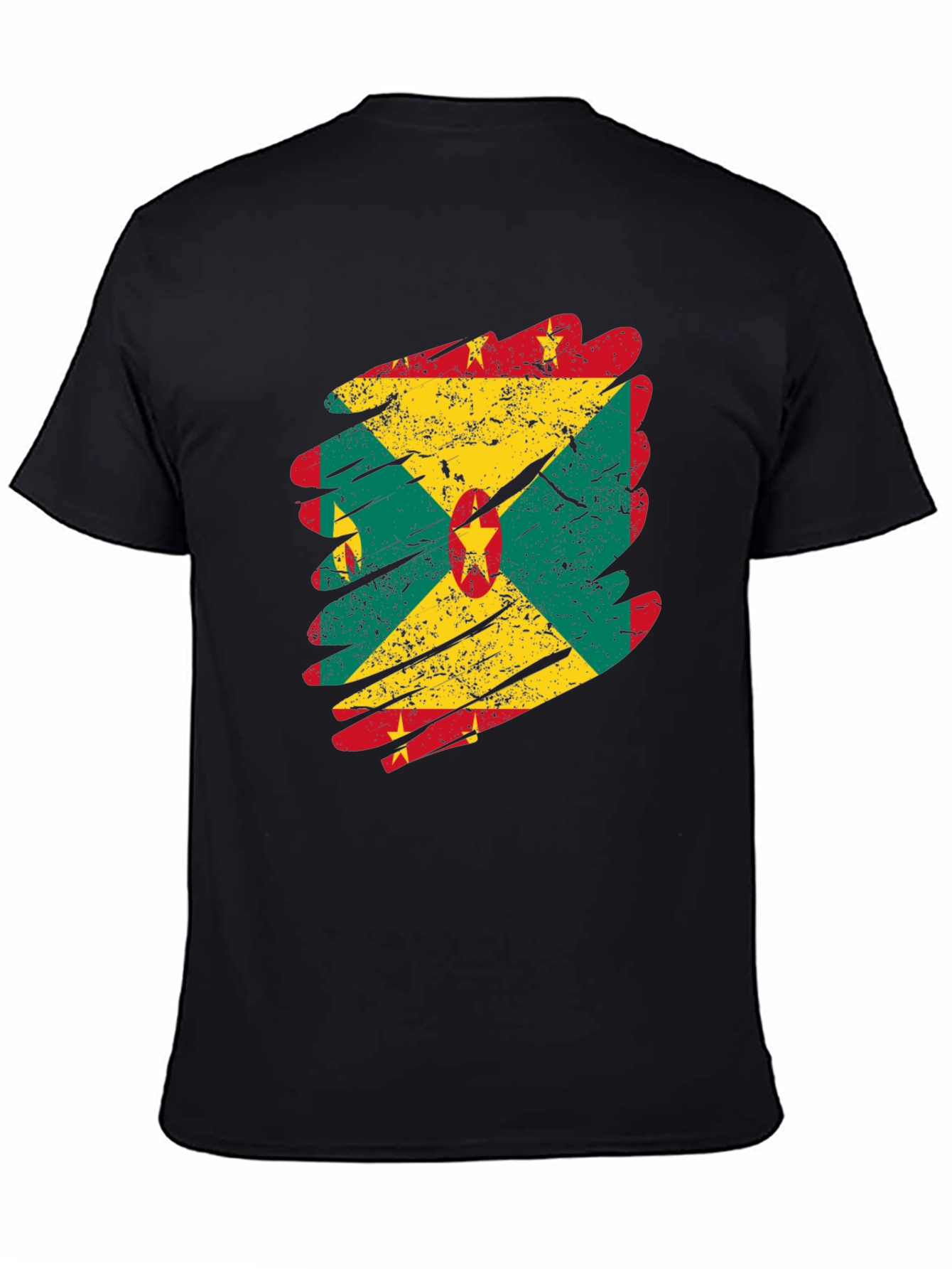 Grenada Flag Grunge T-Shirt - National Pride Tee