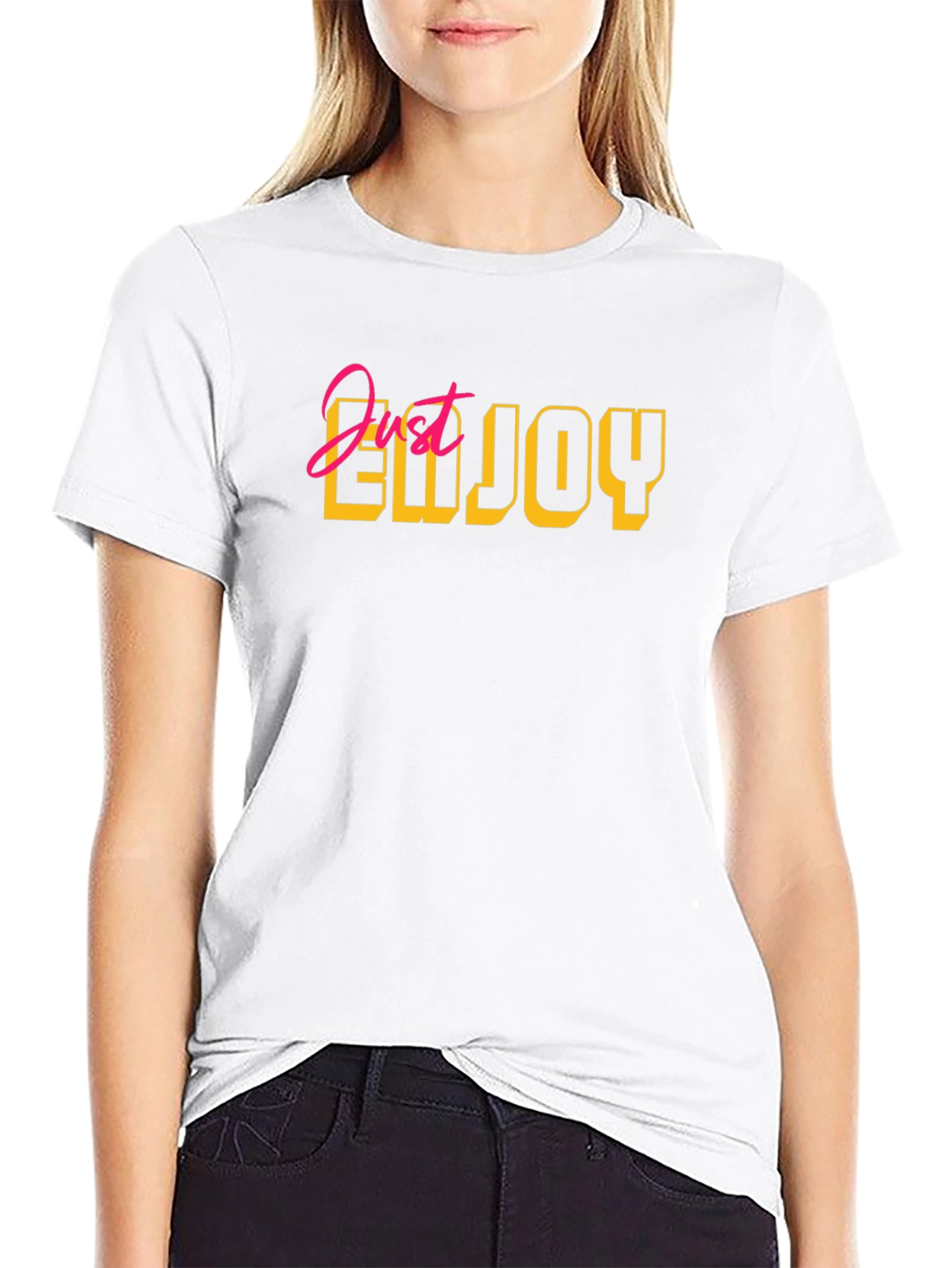 Just Enjoy Graphic Tee - Relaxed Fit