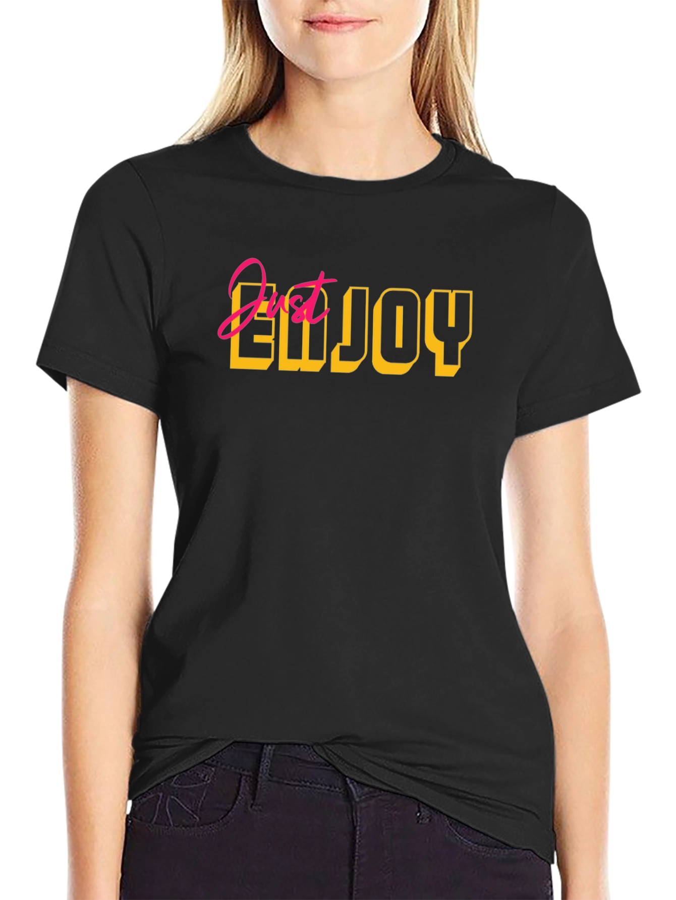 Just Enjoy Graphic Tee - Relaxed Fit