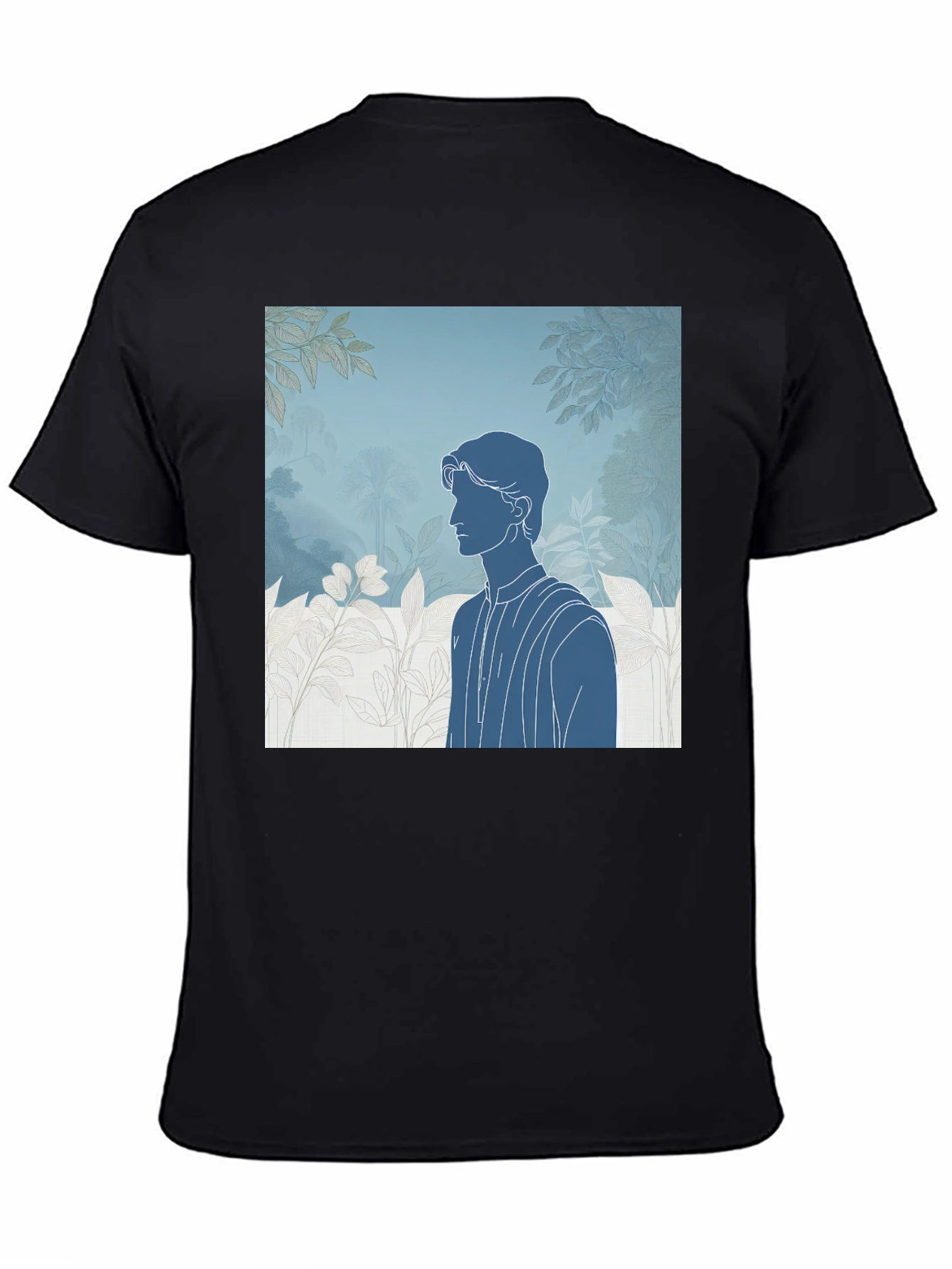 Abstract Silhouette Graphic Tee - Modern Art Shirt