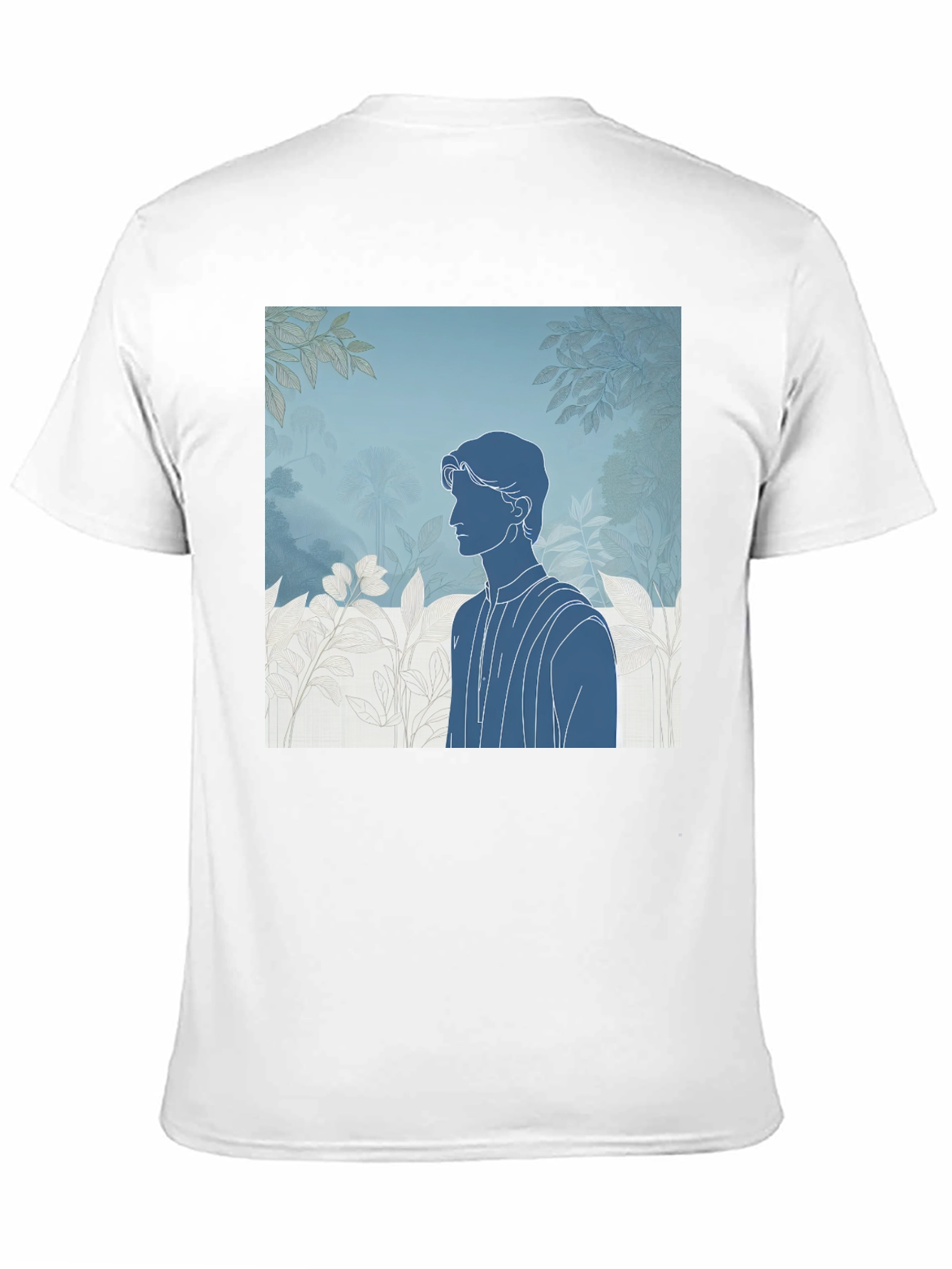 Abstract Silhouette Graphic Tee - Modern Art Shirt