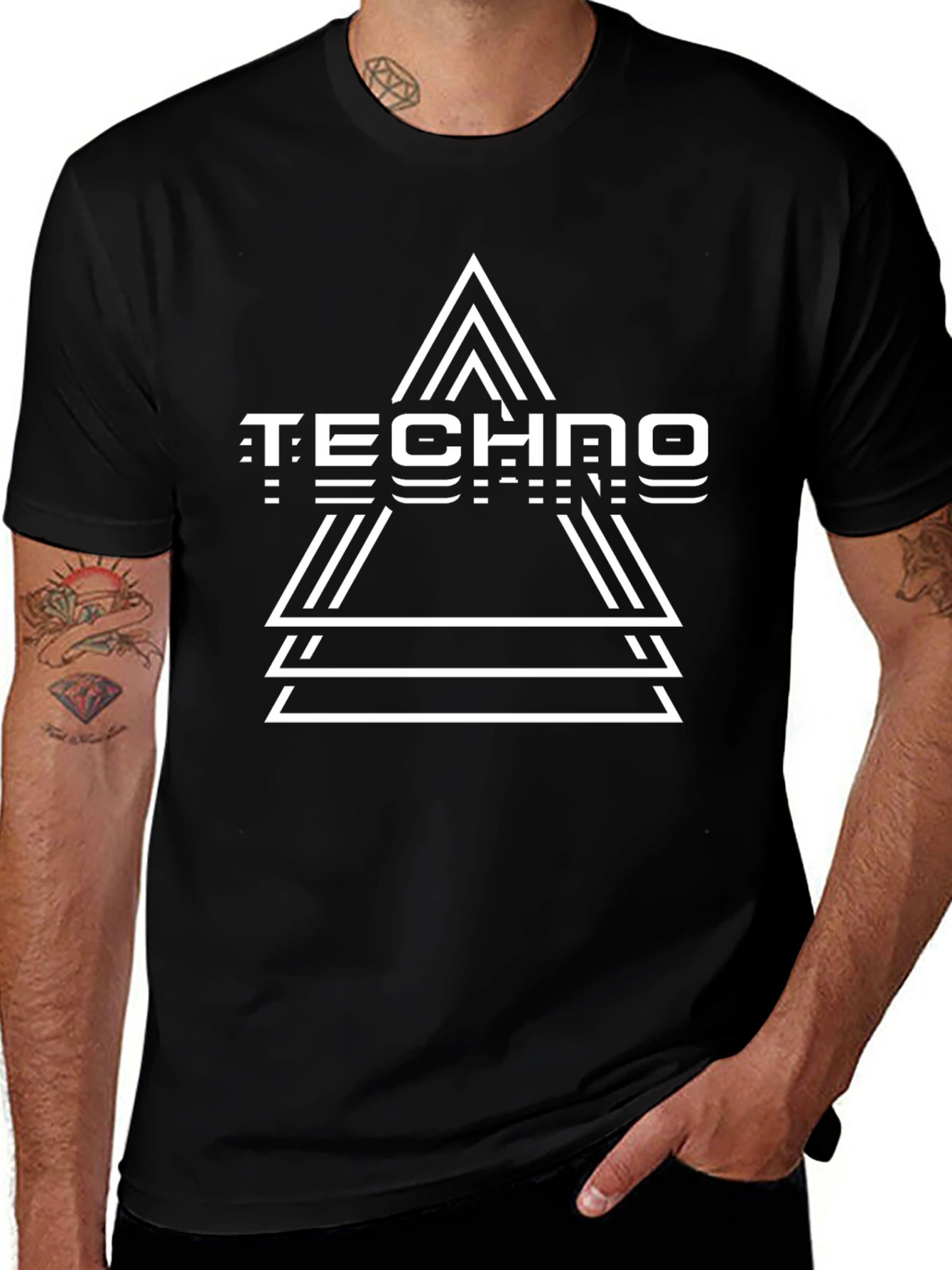 Techno Graphic T-Shirt - EDM Music Festival Rave Apparel
