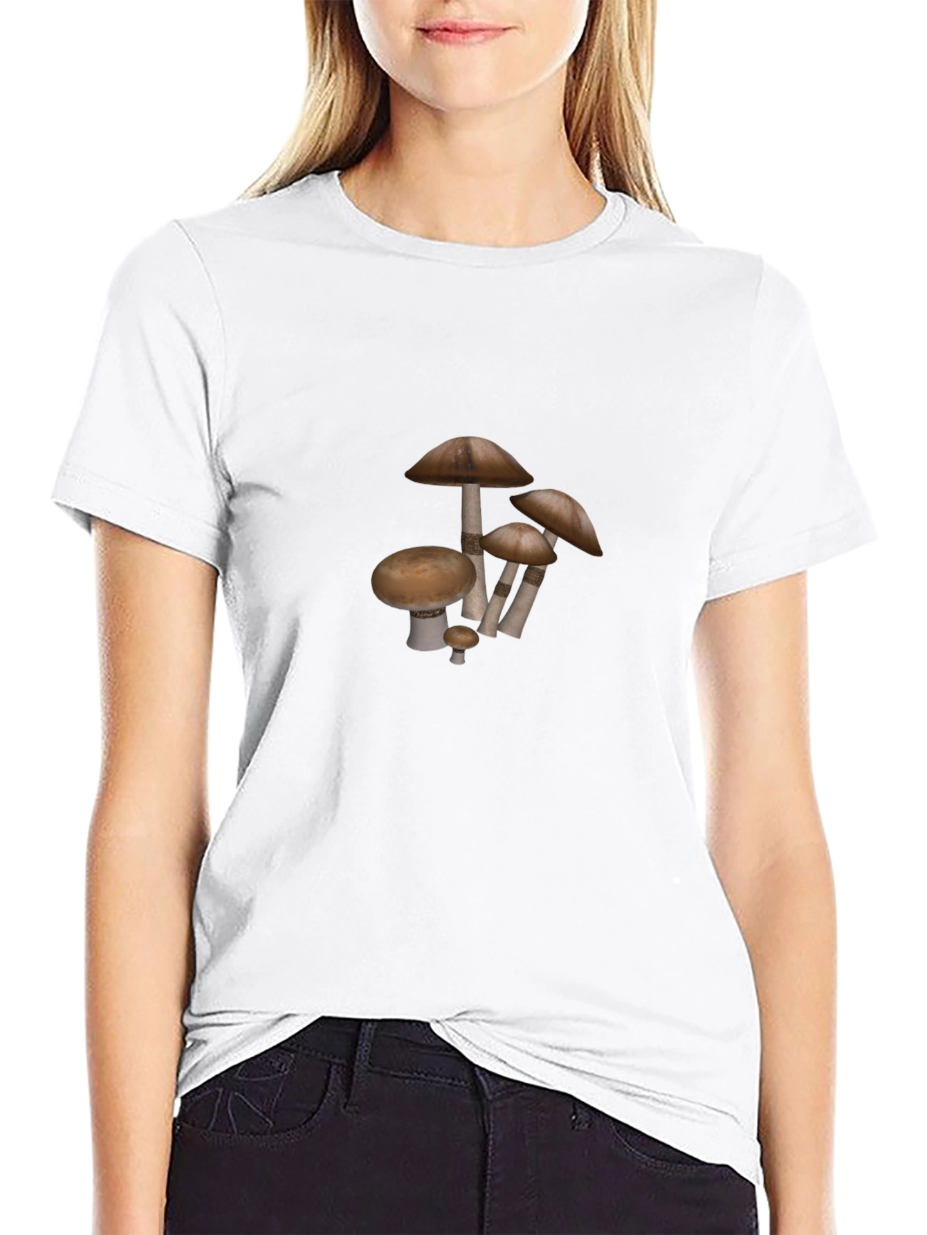 Mushroom Graphic Tee - Casual Style