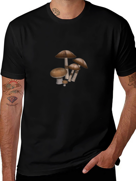 Mushroom Graphic Tee - Casual Style
