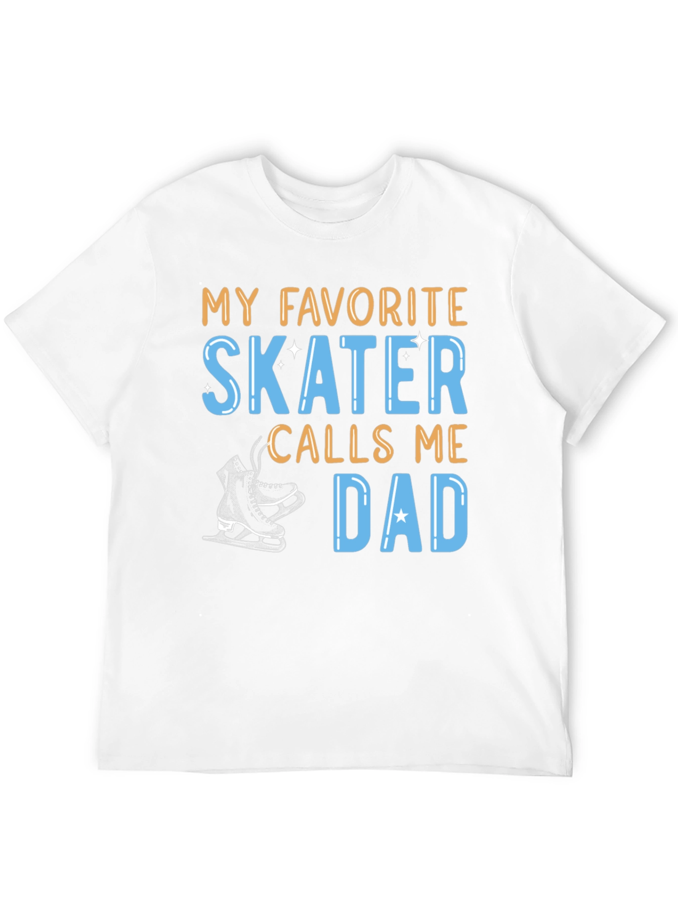 Favorite Skater Dad Graphic Tee - Black