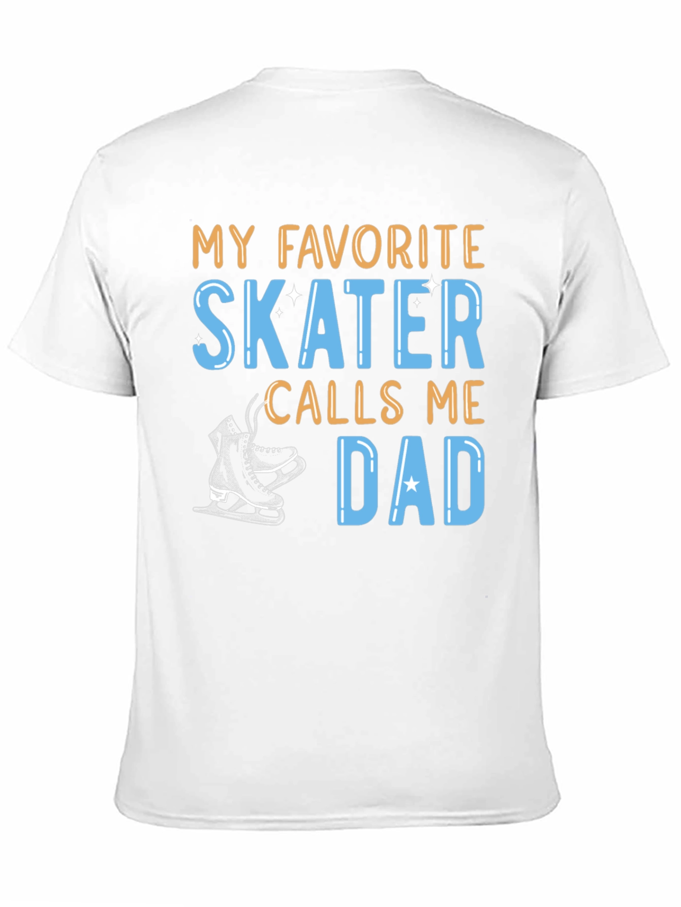 Favorite Skater Dad Graphic Tee - Black