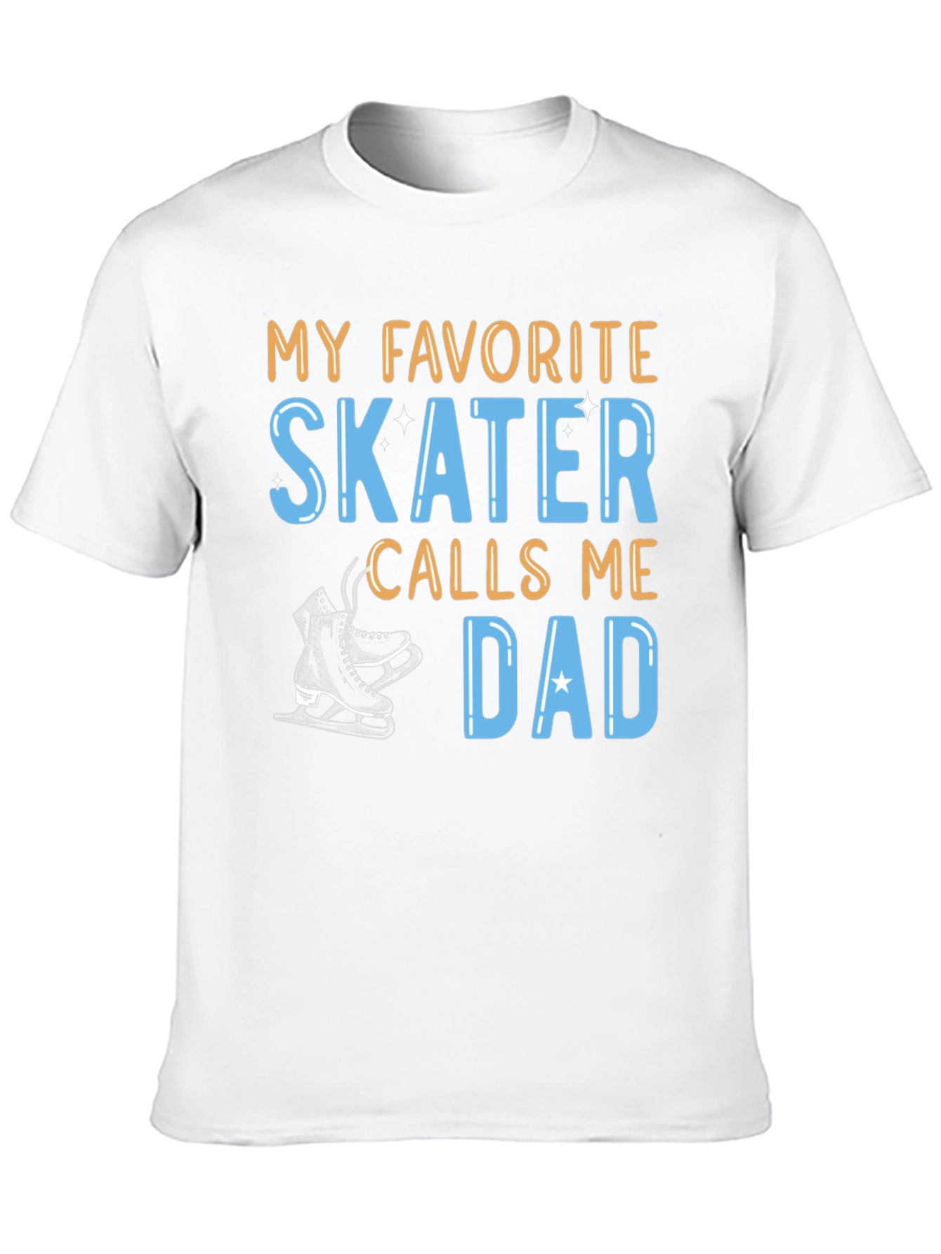 Favorite Skater Dad Graphic Tee - Black