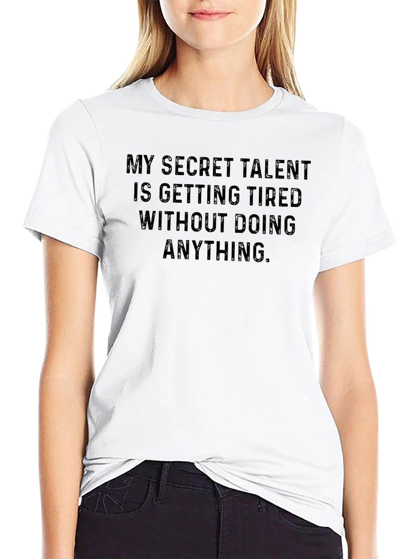 Funny Tiredness Secret Talent Graphic T-Shirt