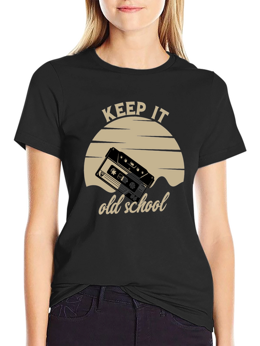 Keep It Old School Cassette Tape T-Shirt
