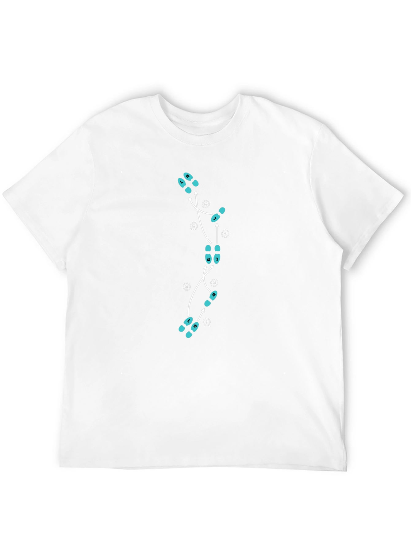 Dance Steps Graphic Tee - Black