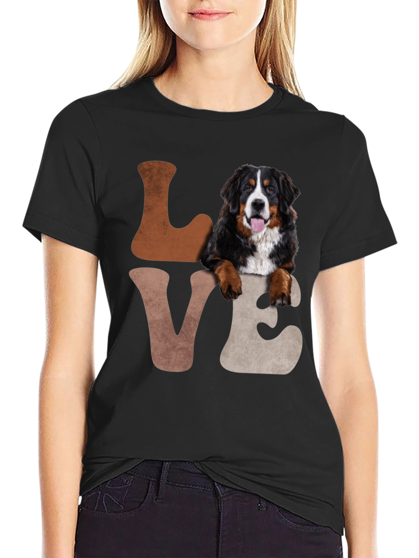 Bernese Mountain Dog Love T-Shirt Dog Lover Tee