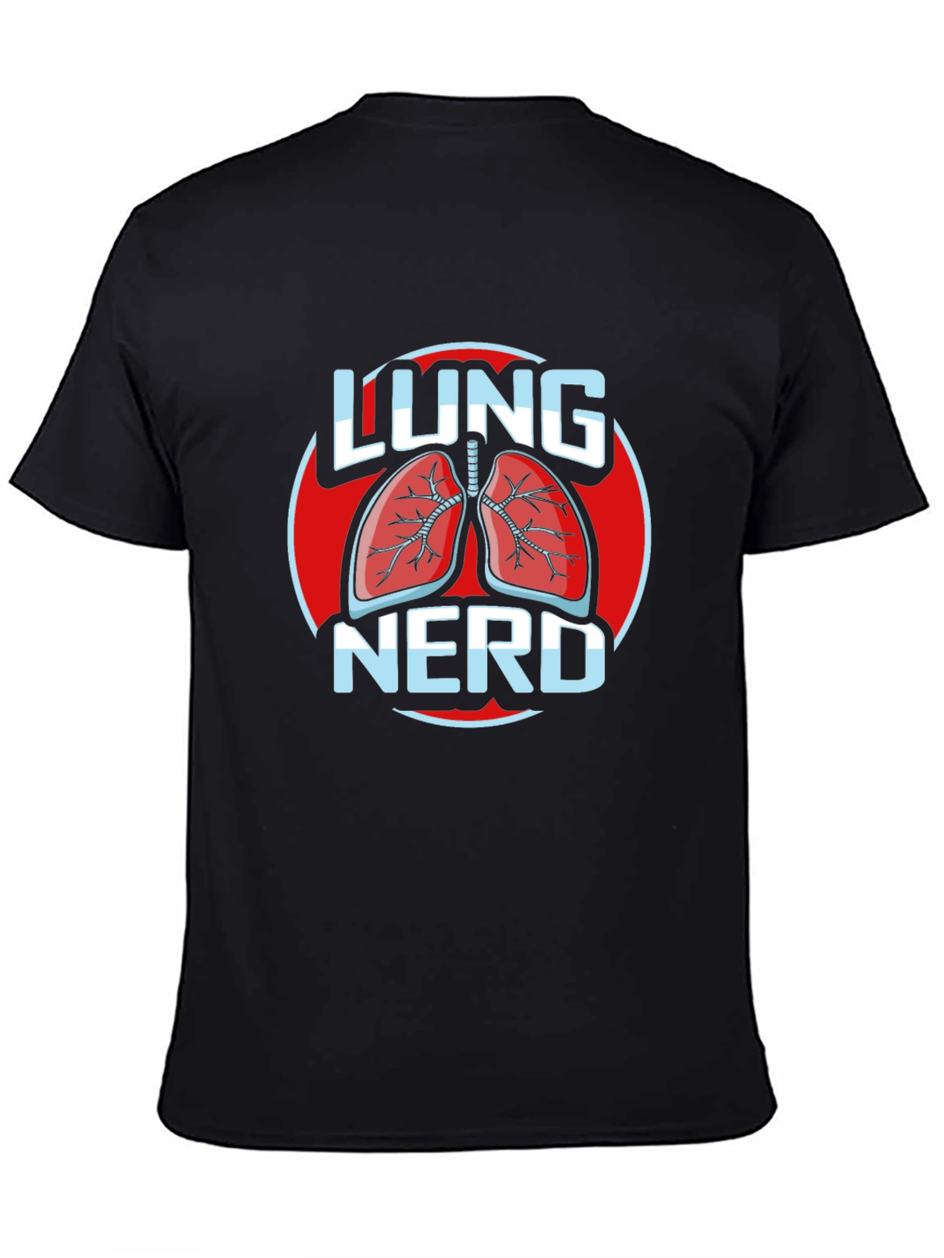 Lung Nerd T-Shirt - Anatomical Humor Tee