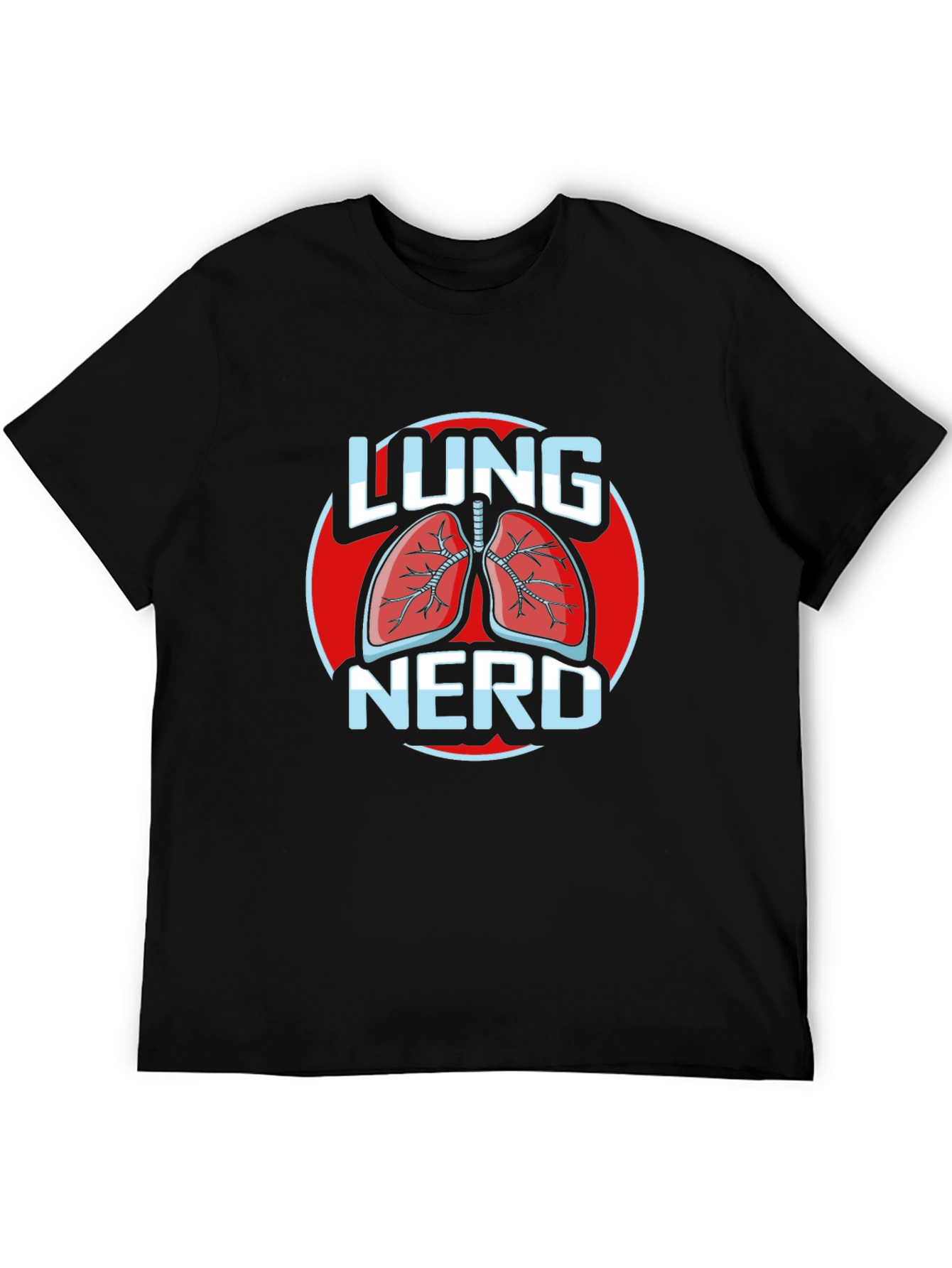 Lung Nerd T-Shirt - Anatomical Humor Tee
