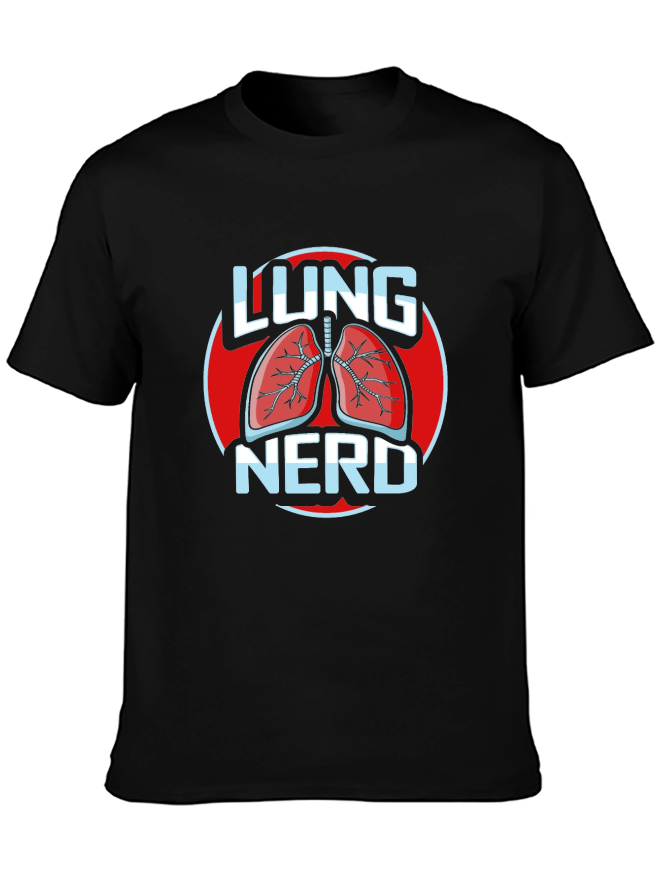 Lung Nerd T-Shirt - Anatomical Humor Tee
