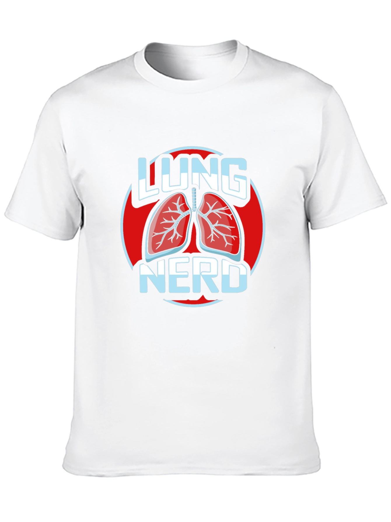 Lung Nerd T-Shirt - Anatomical Humor Tee