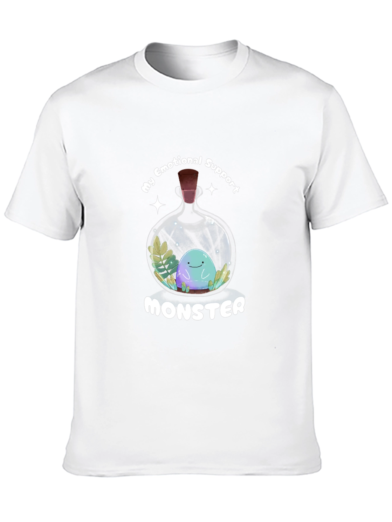 Emotional Support Monster T-Shirt - Cute Graphic Tee