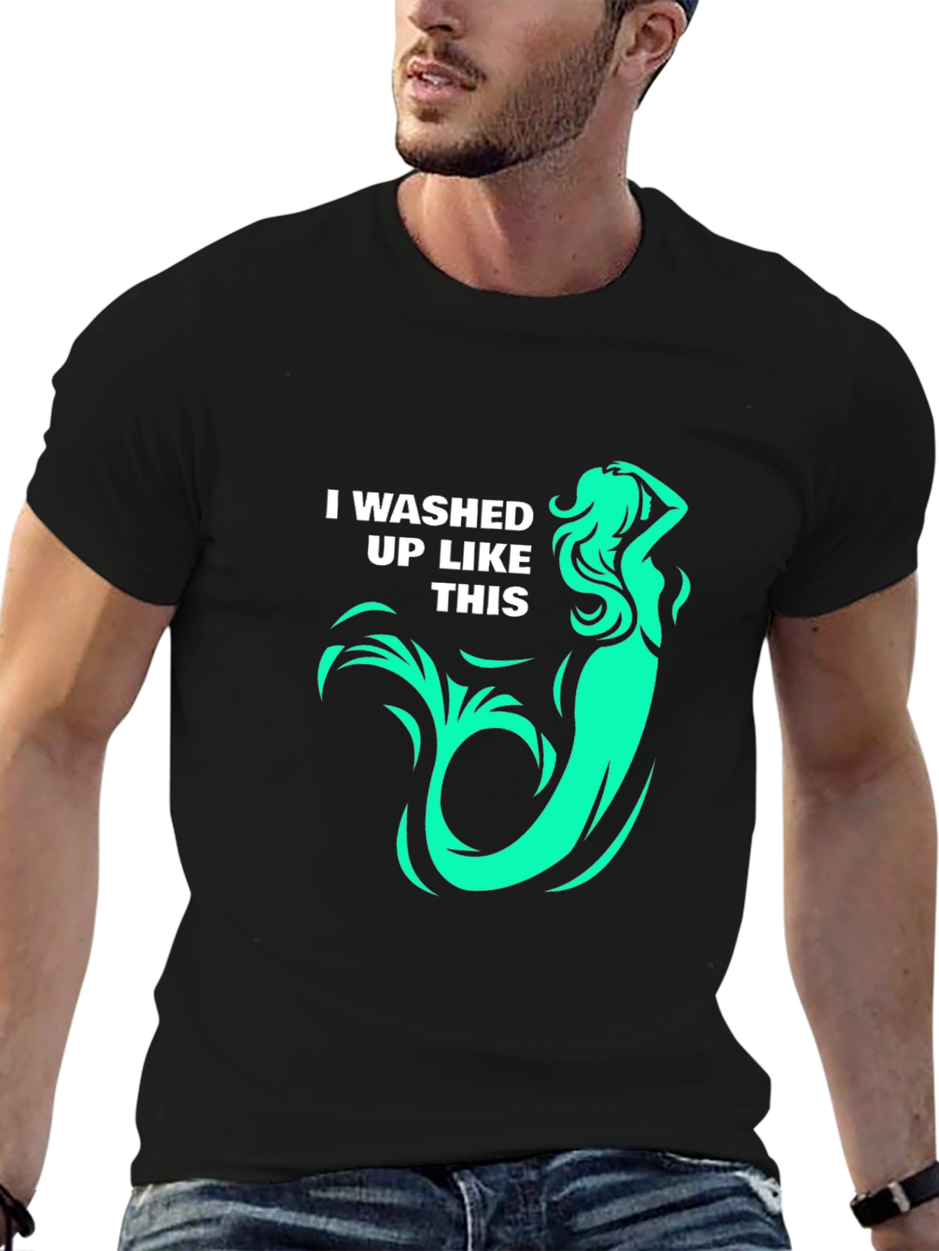 Mermaid T-Shirt: I washed up like this! Graphic Tee