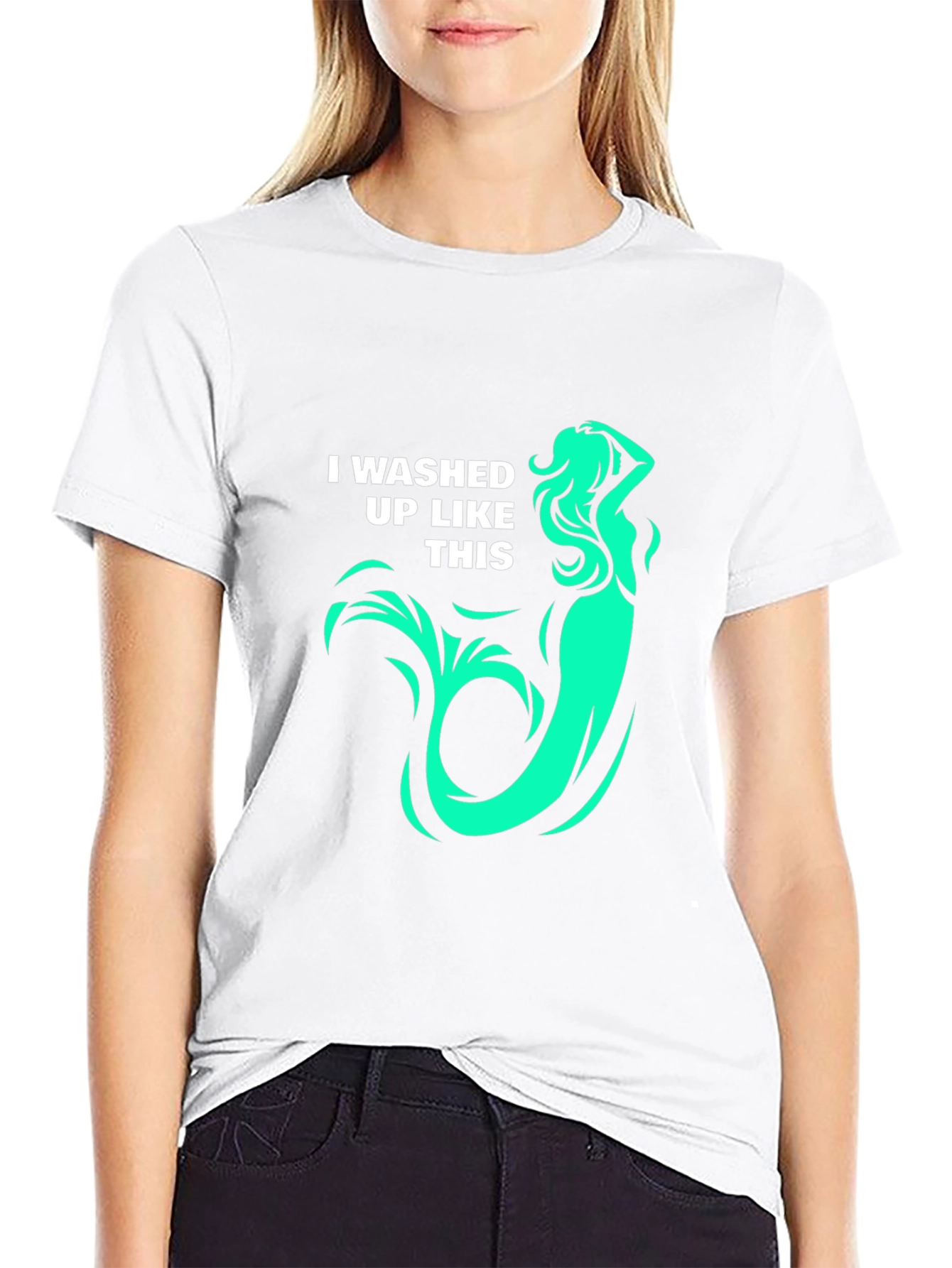 Mermaid T-Shirt: I washed up like this! Graphic Tee