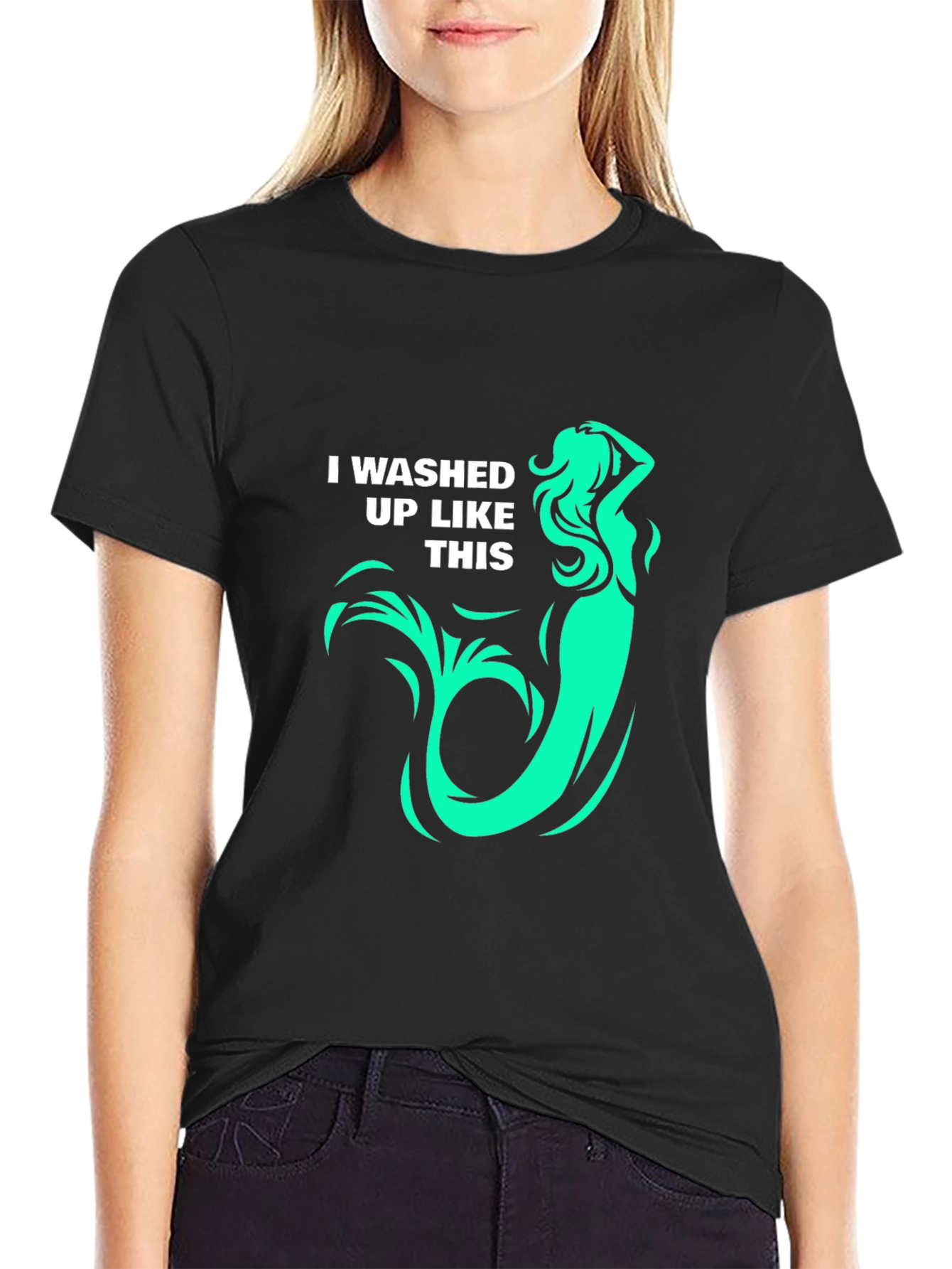 Mermaid T-Shirt: I washed up like this! Graphic Tee