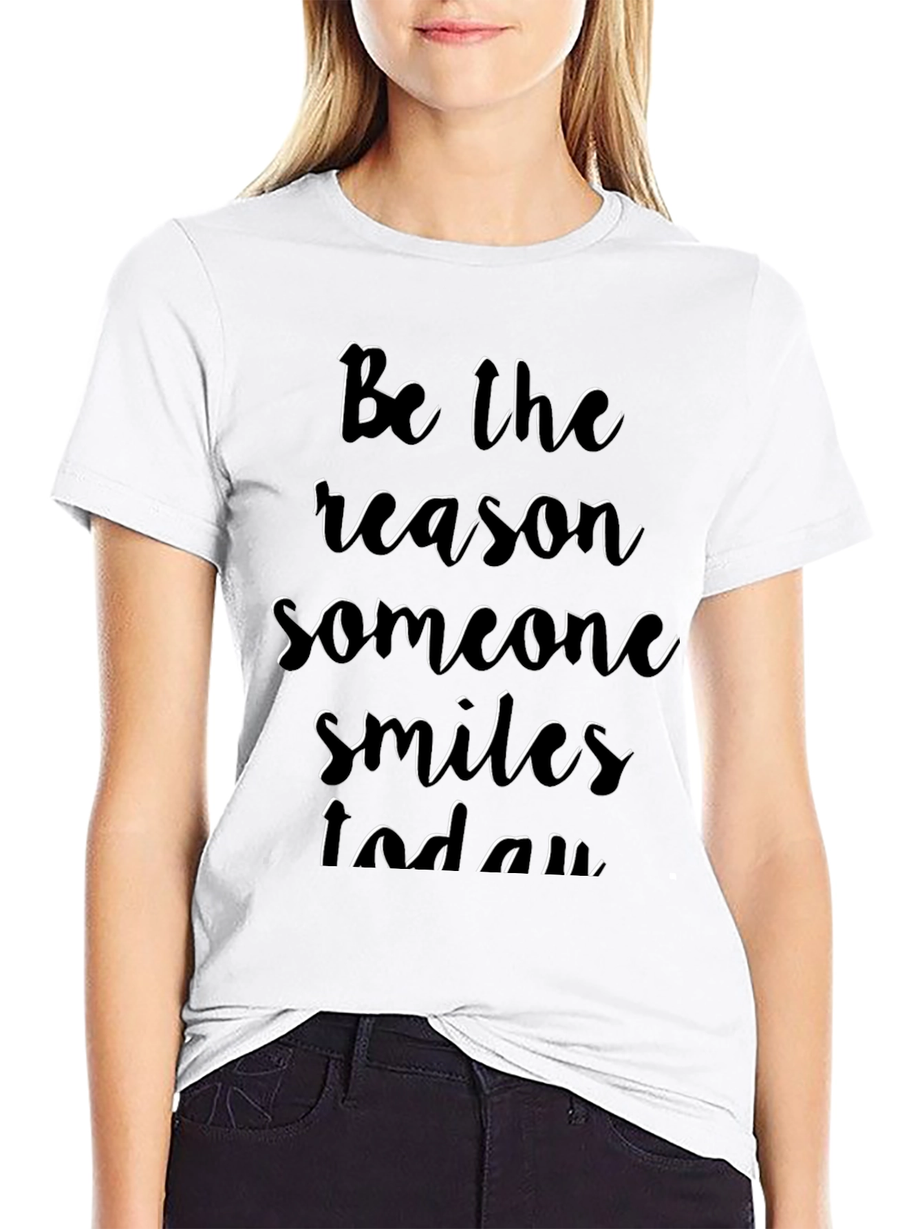 Inspirational Graphic Tee: Be the Reason Someone Smiles Today