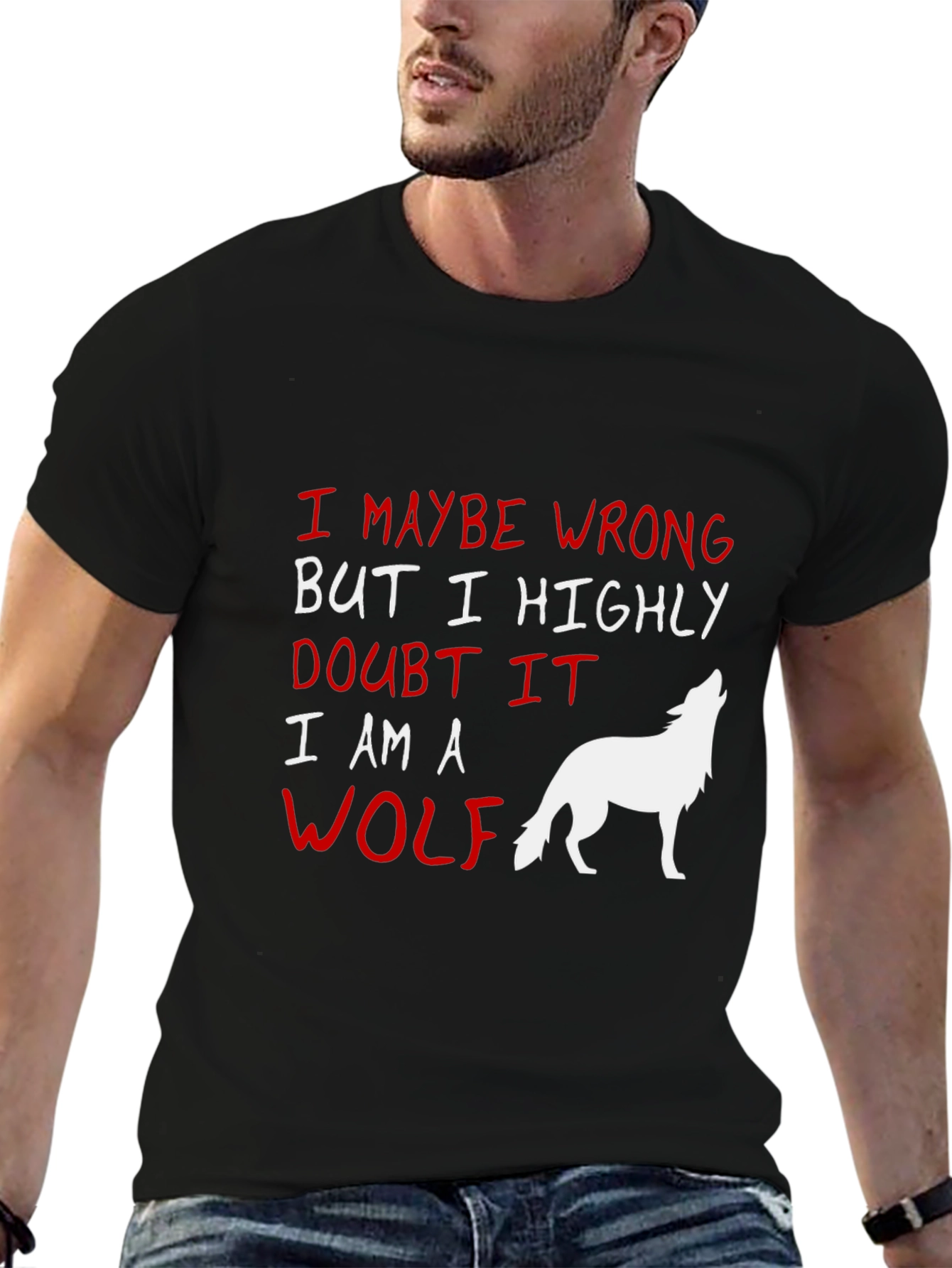 Wolf Graphic Tee: I Might Be Wrong