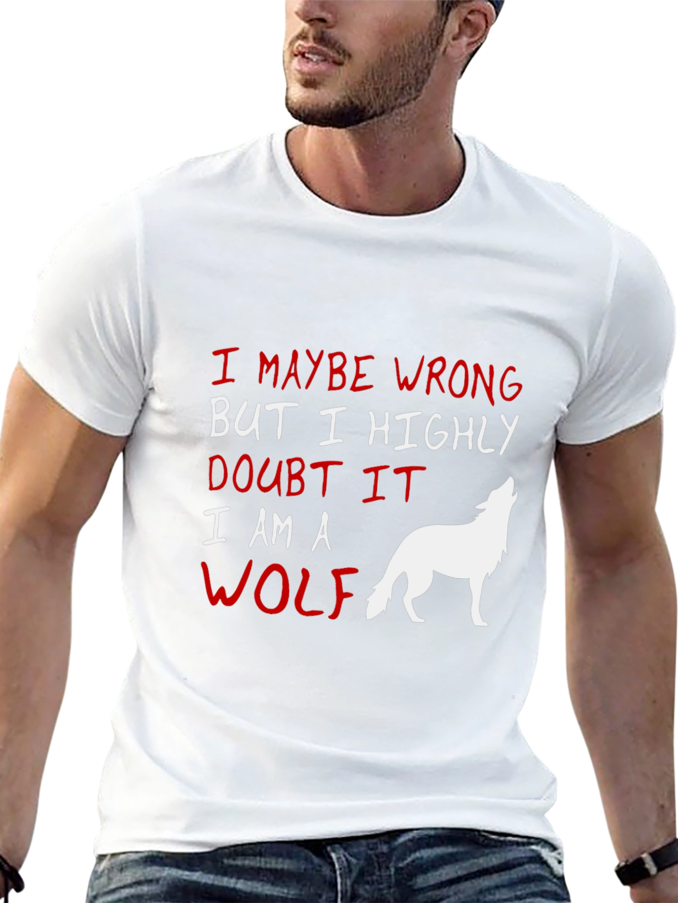 Wolf Graphic Tee: I Might Be Wrong