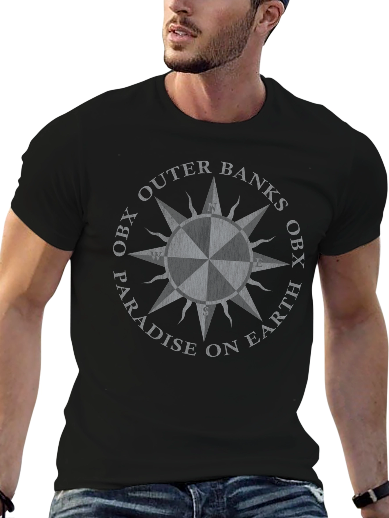 Outer Banks Compass Rose Graphic T-Shirt