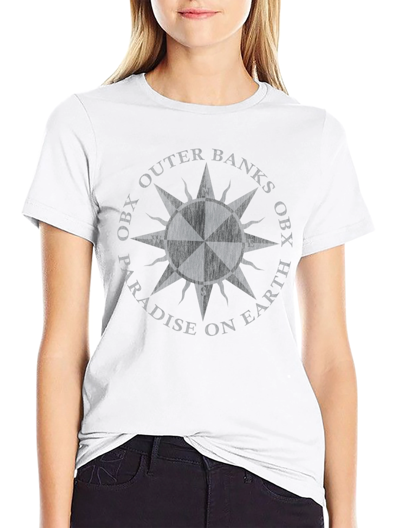 Outer Banks Compass Rose Graphic T-Shirt