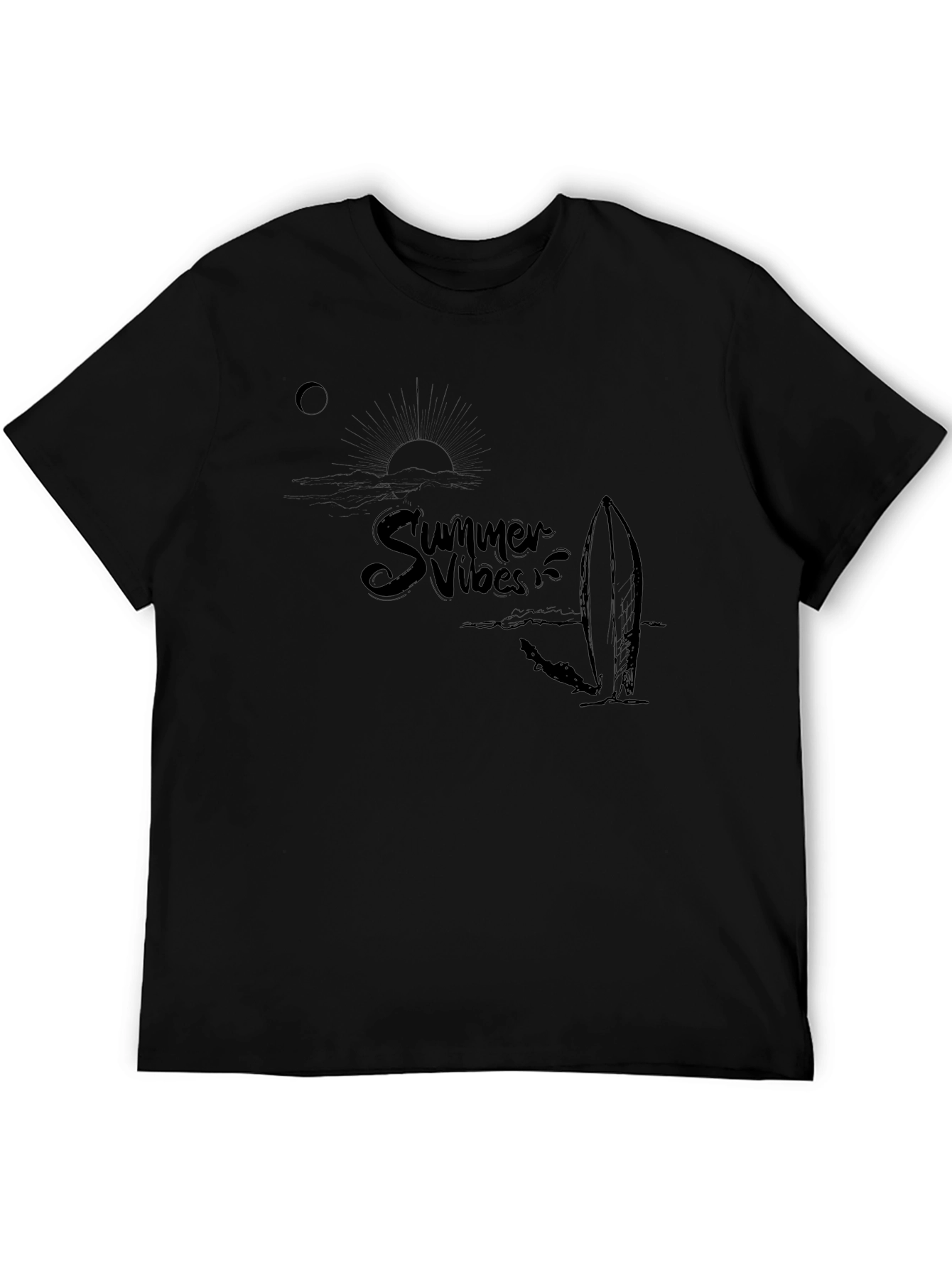 Summer Vibes Graphic Tee - Surf & Sun T-Shirt