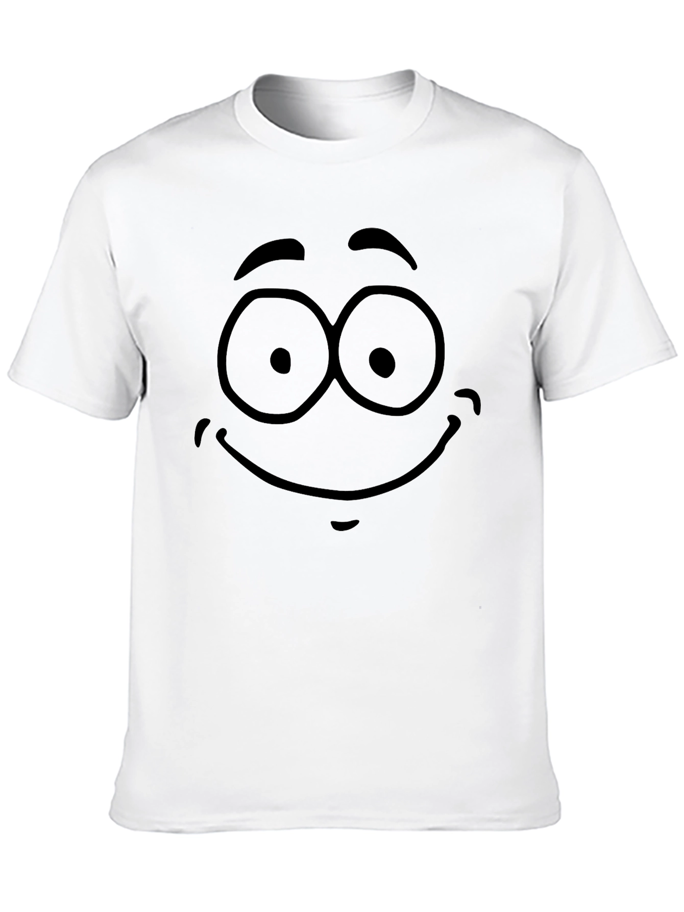 Funny Face Graphic Print T-Shirt