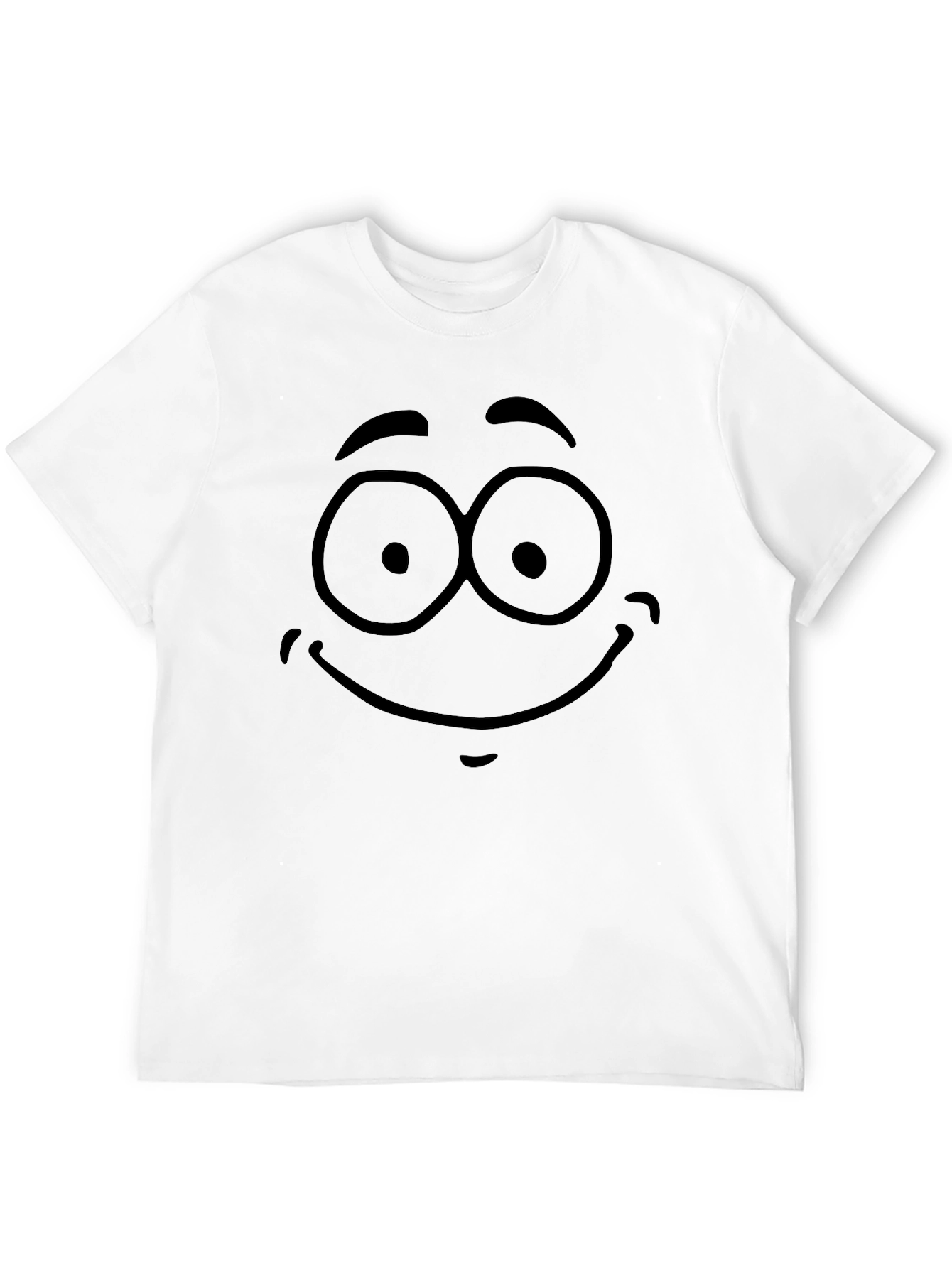 Funny Face Graphic Print T-Shirt