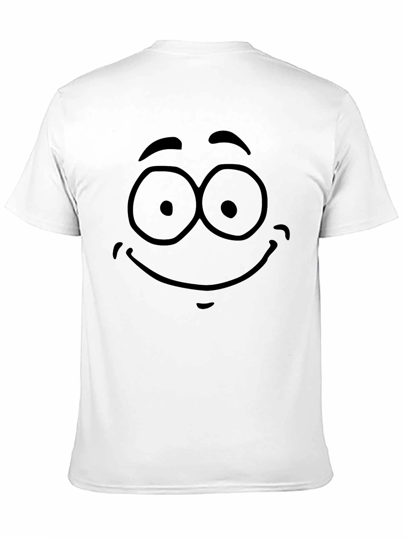 Funny Face Graphic Print T-Shirt