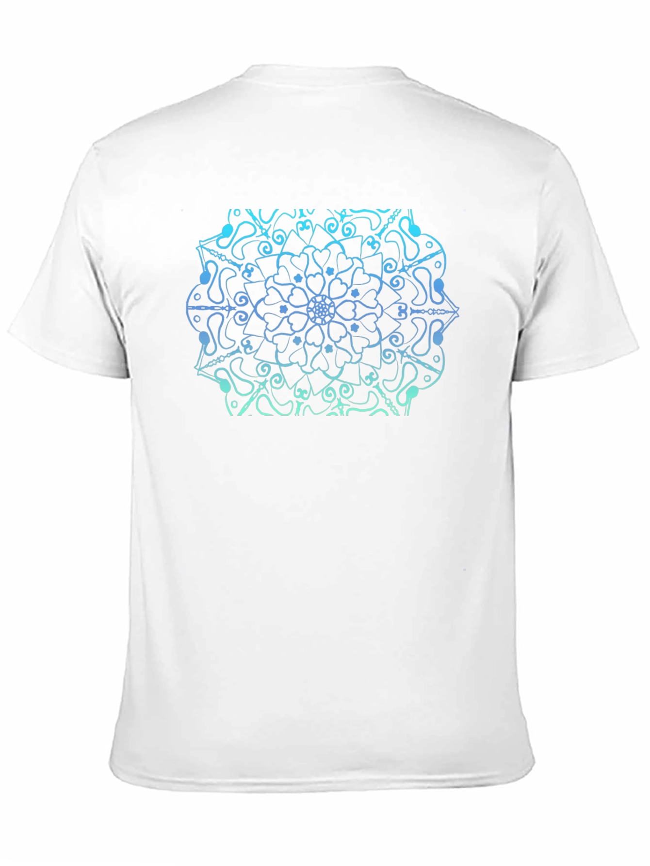 Mandala Design Black T-Shirt
