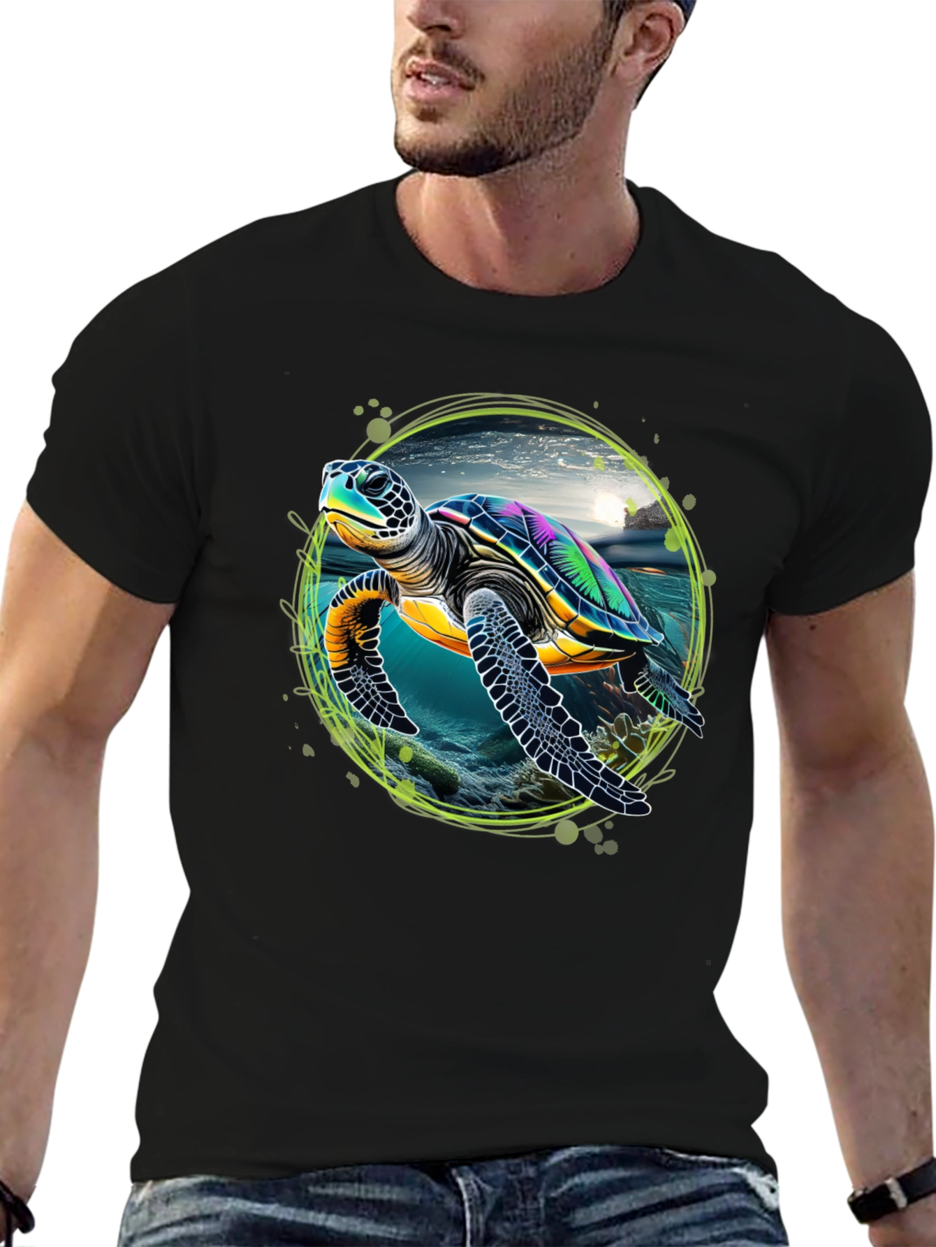 Sea Turtle Graphic Tee - Ocean Lovers T-Shirt