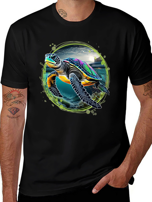 Sea Turtle Graphic Tee - Ocean Lovers T-Shirt