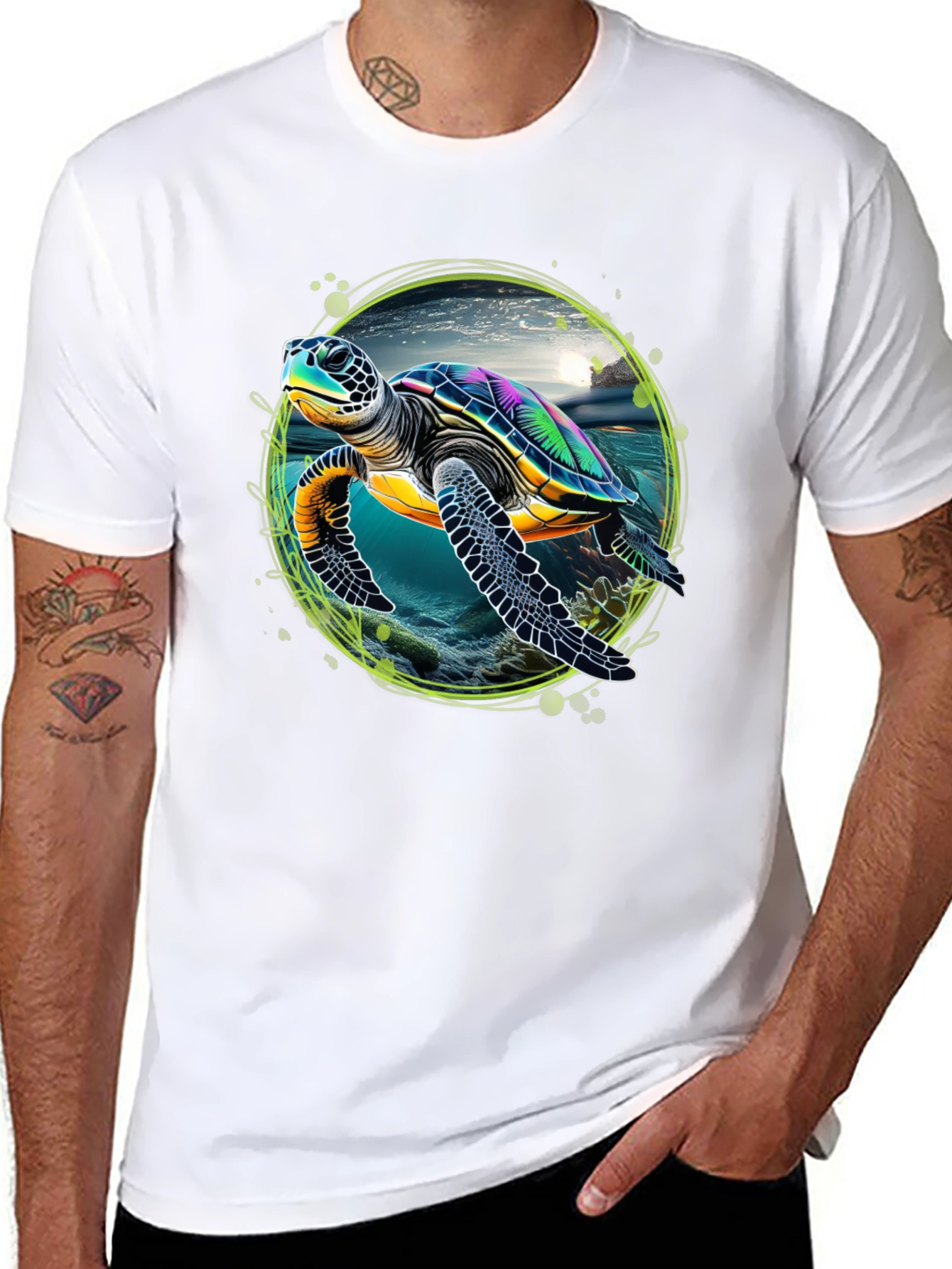 Sea Turtle Graphic Tee - Ocean Lovers T-Shirt
