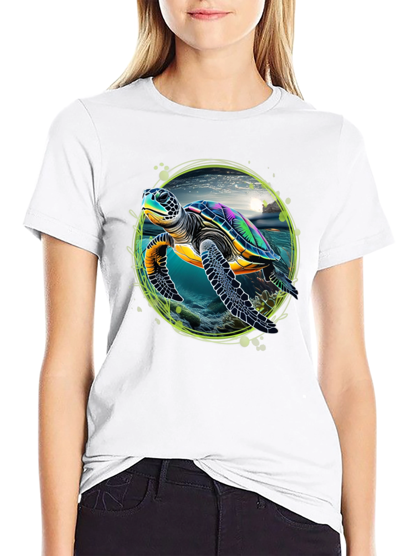Sea Turtle Graphic Tee - Ocean Lovers T-Shirt
