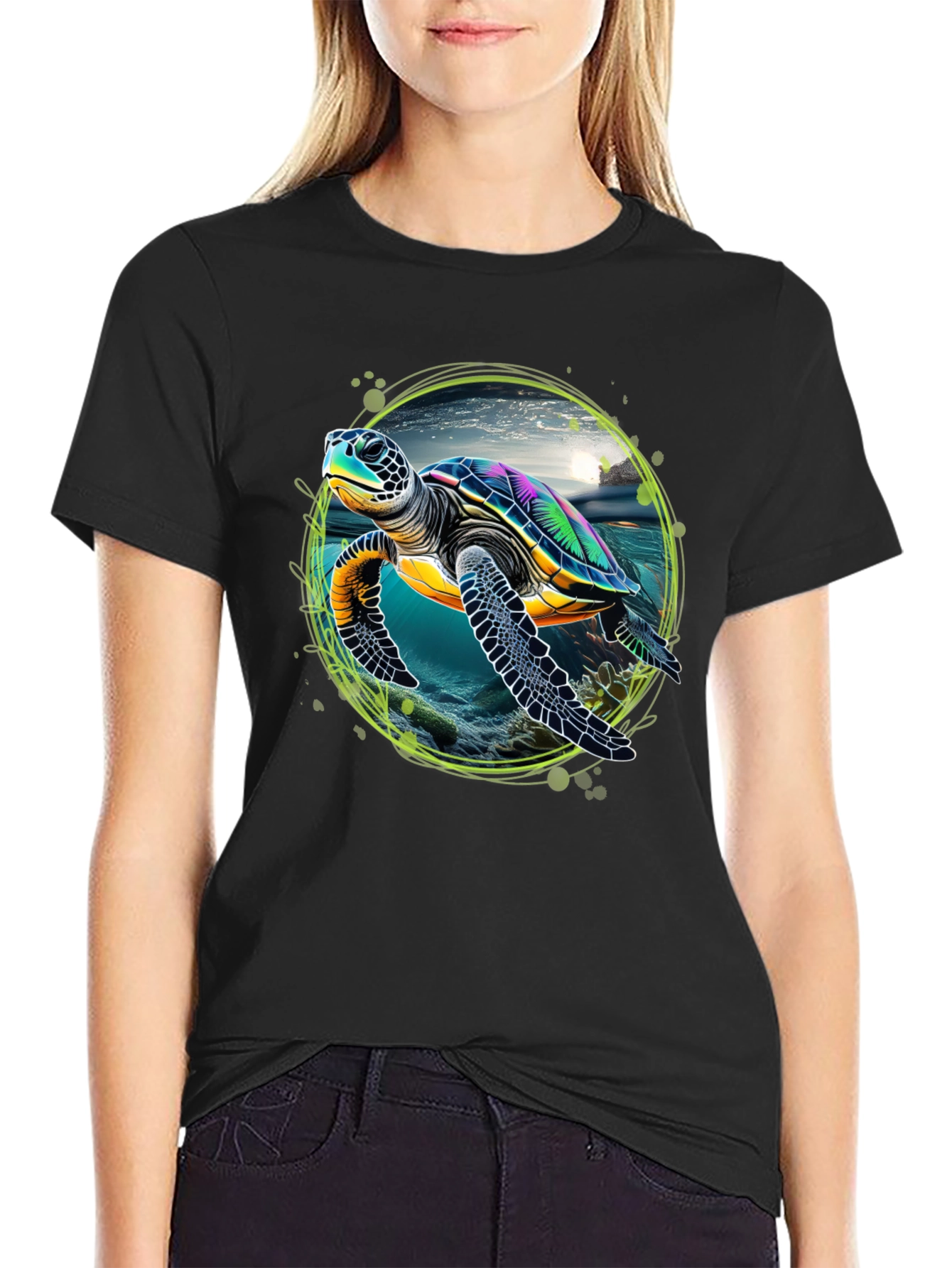 Sea Turtle Graphic Tee - Ocean Lovers T-Shirt