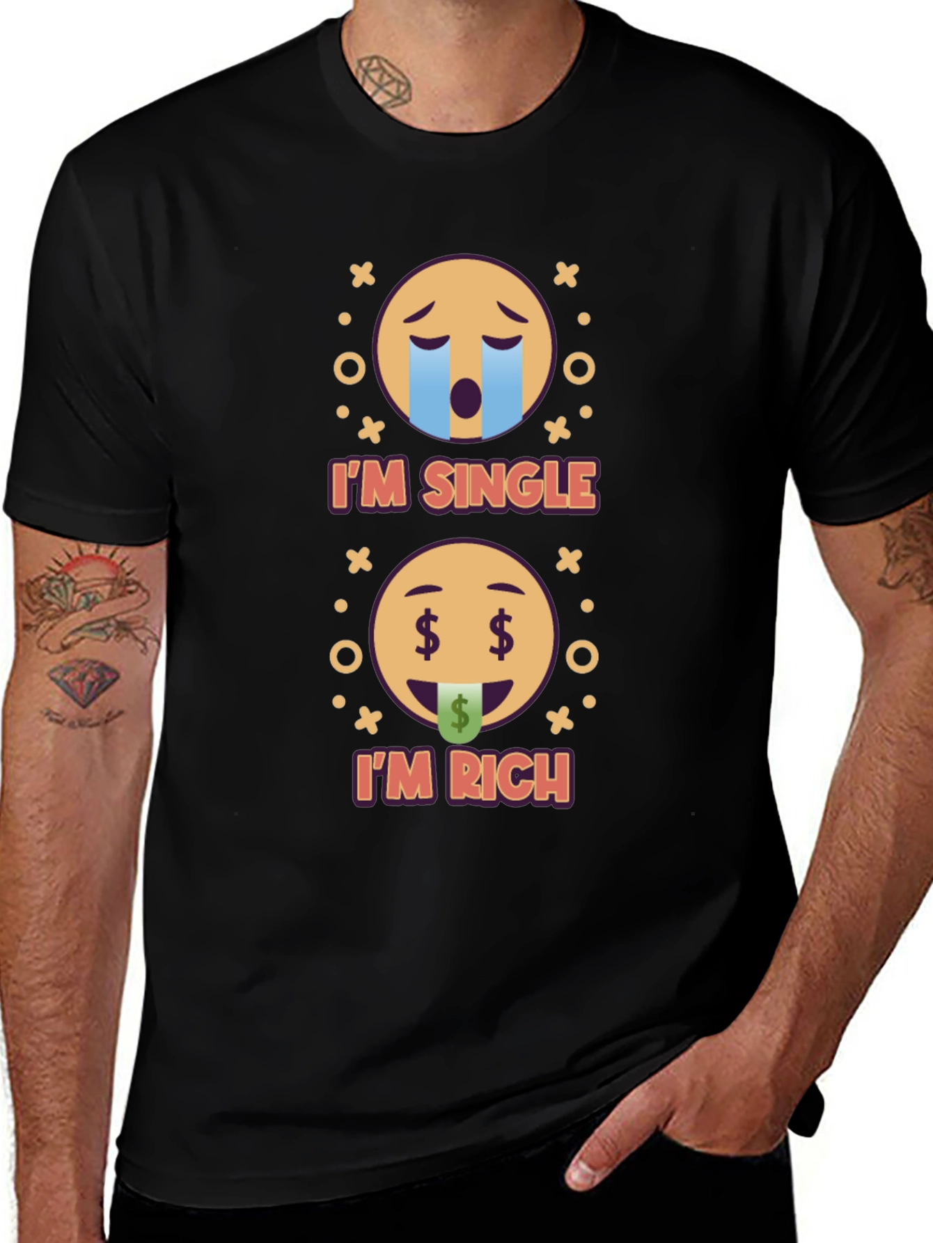 Single and Rich Graphic Tee