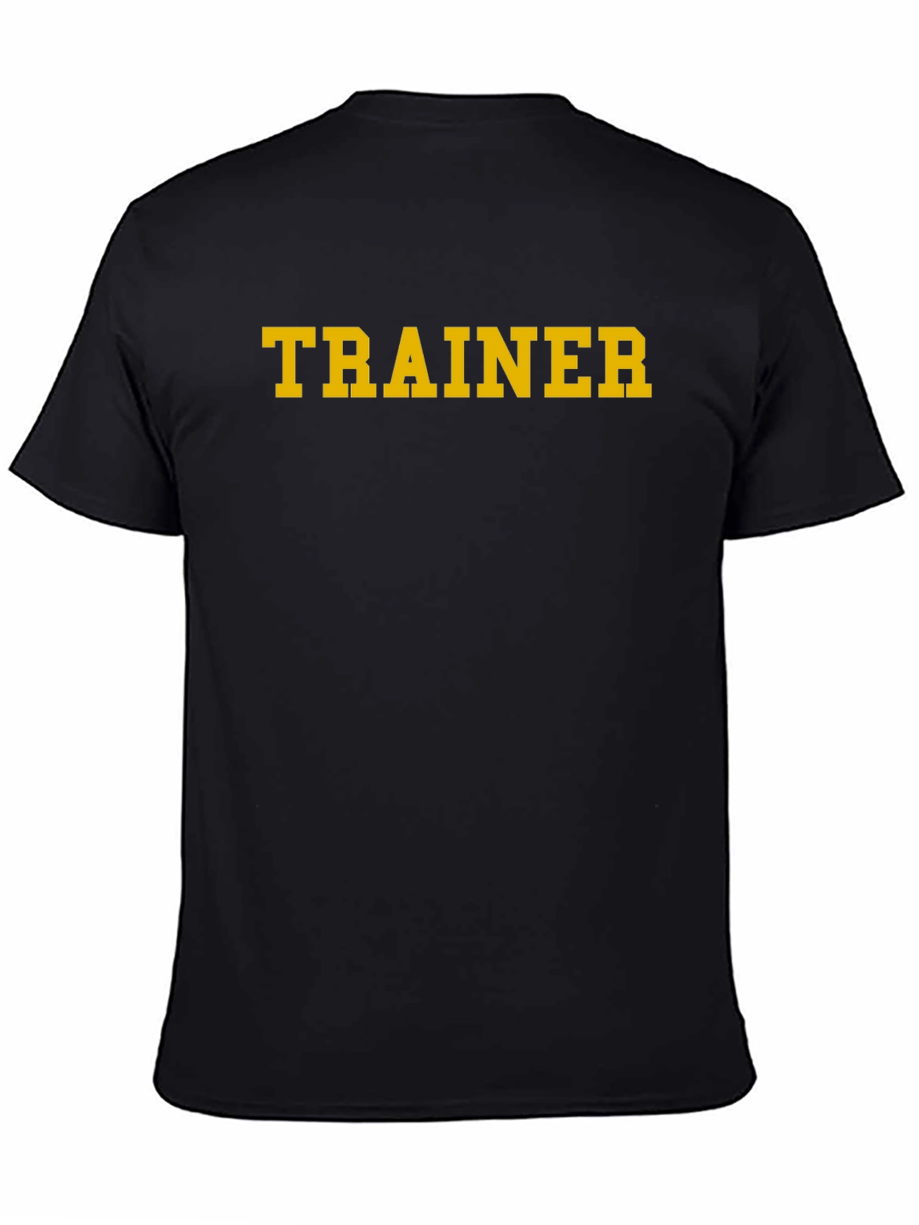Trainer Graphic Tee - Black Cotton T-Shirt