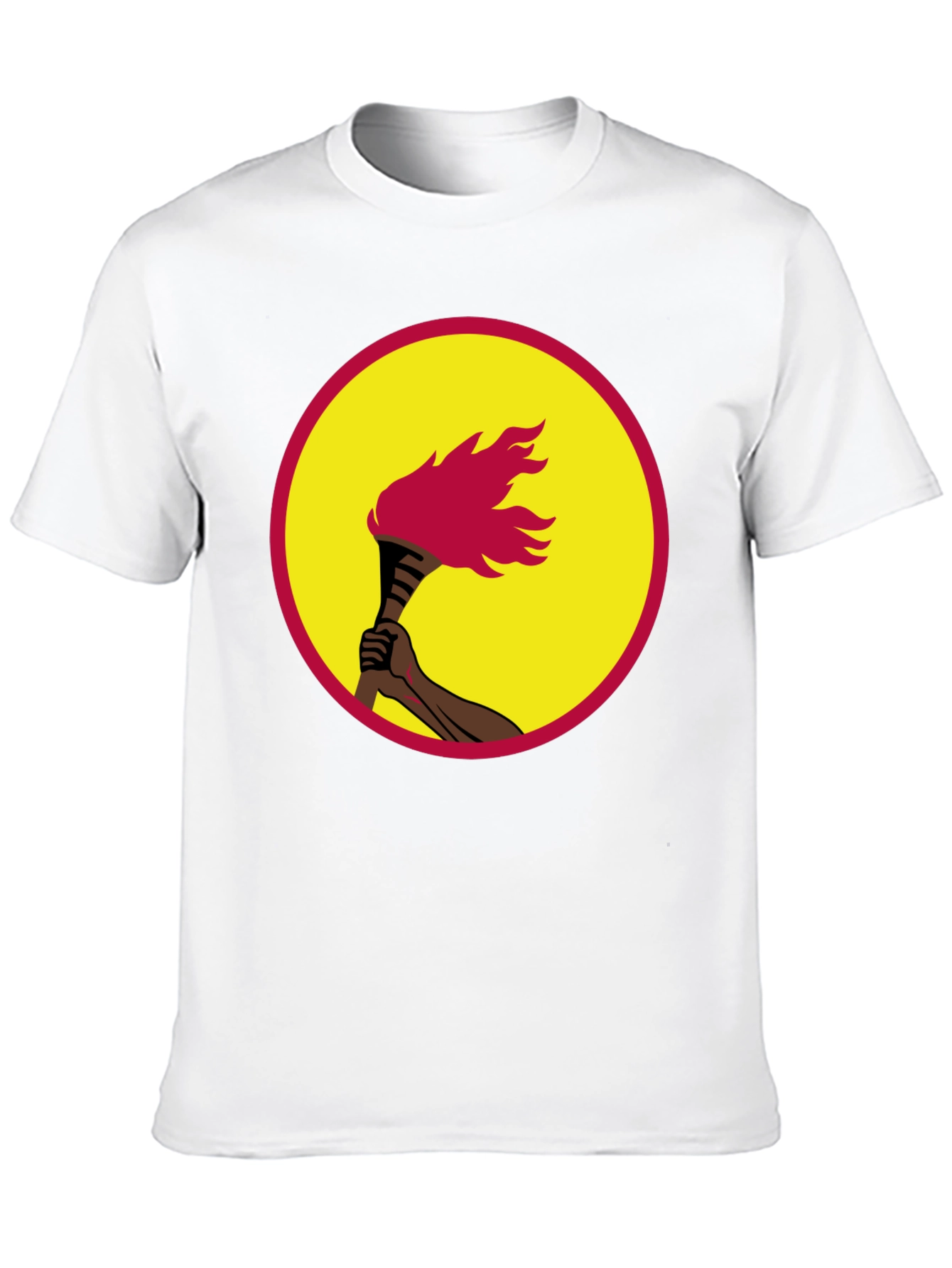 Torchbearer Graphic Tee - Black Cotton T-Shirt