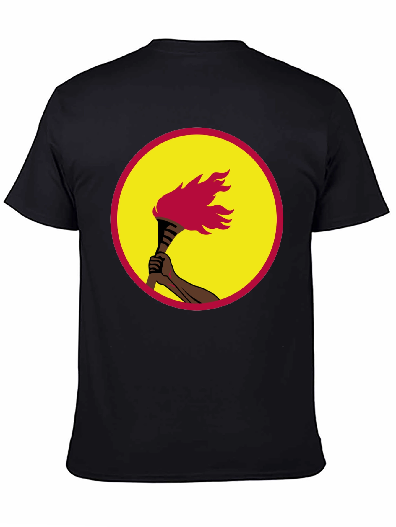Torchbearer Graphic Tee - Black Cotton T-Shirt